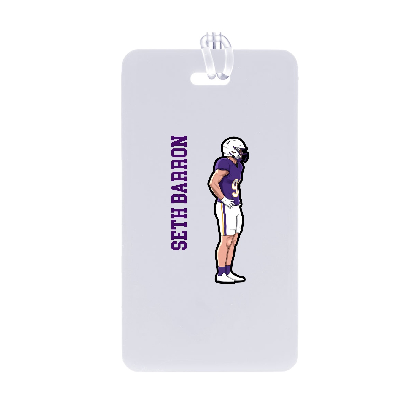 Bag Tag — Name Vertical in Classic