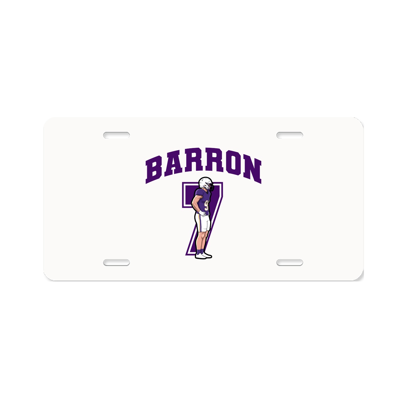 License Plate — Number in Classic