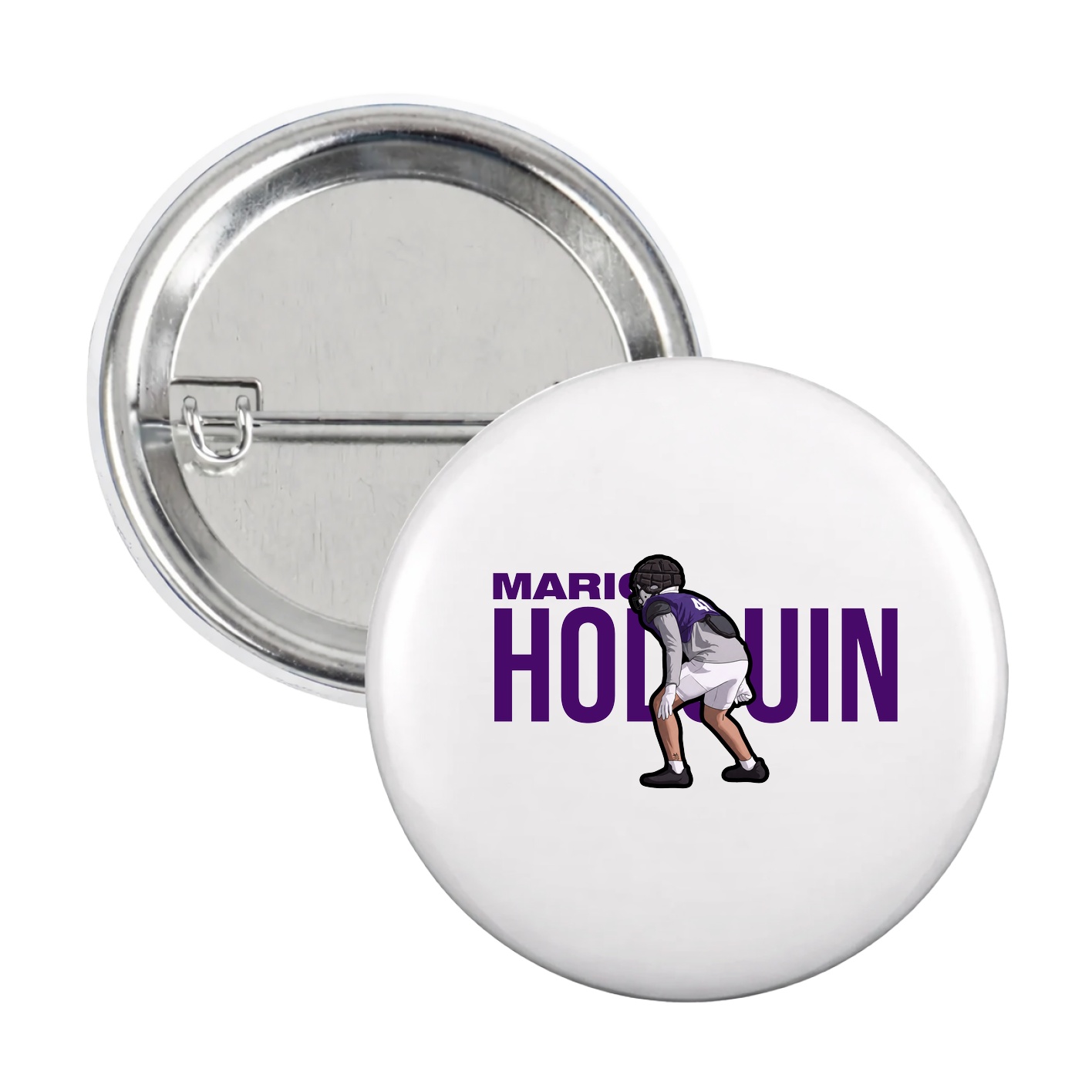 Game Day Button — Player Name in White