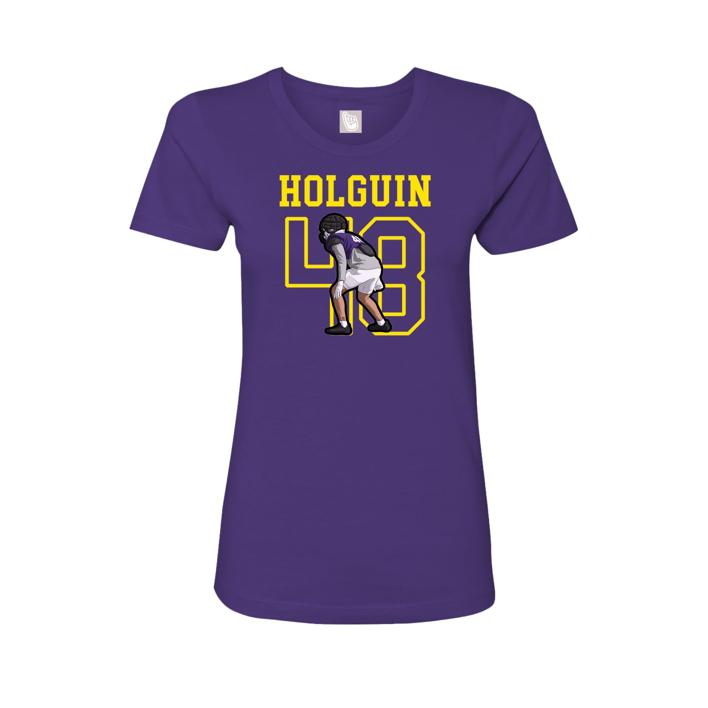 Fitted Women's Tee — Shirsey in Purple