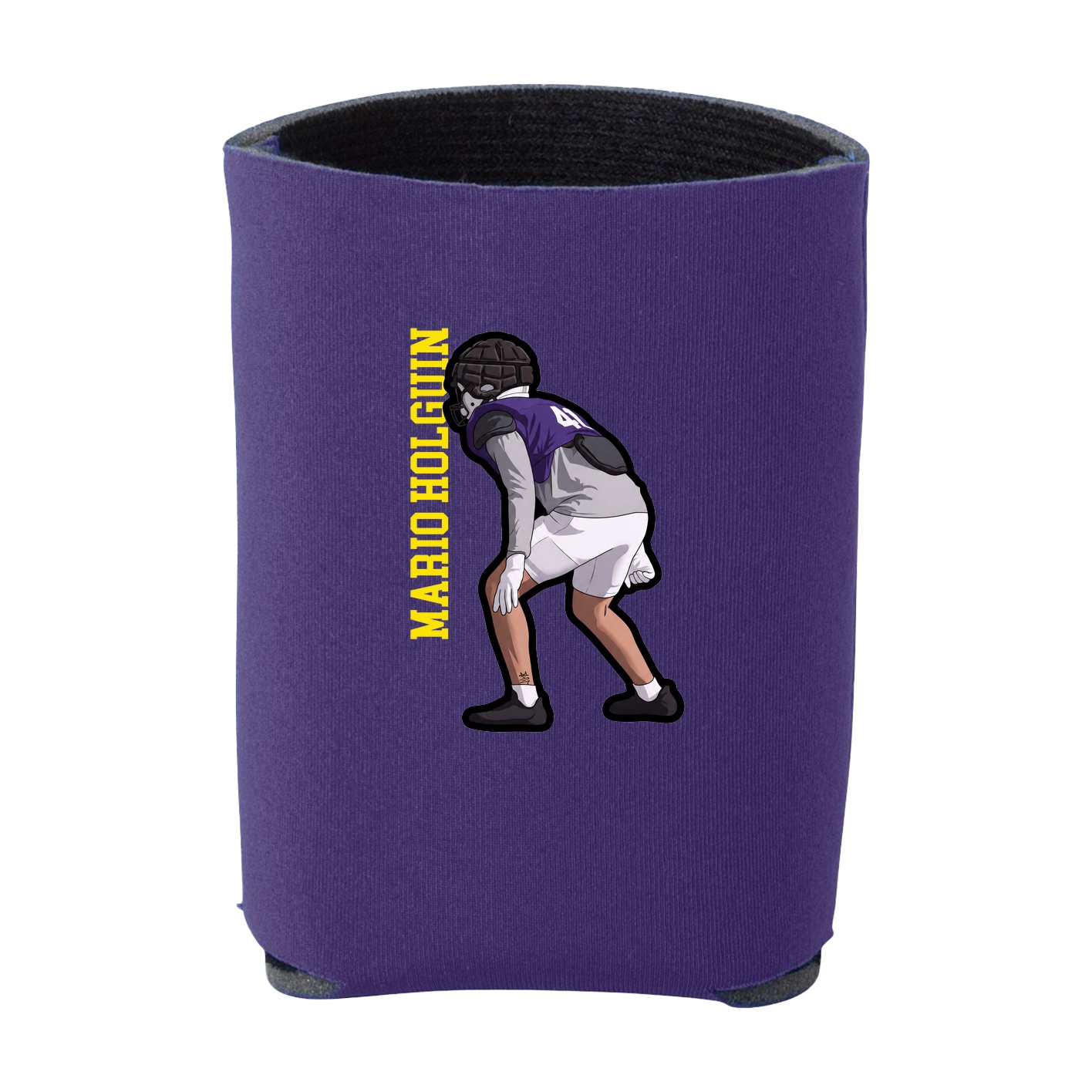 Can Holder — Name Vertical in Purple