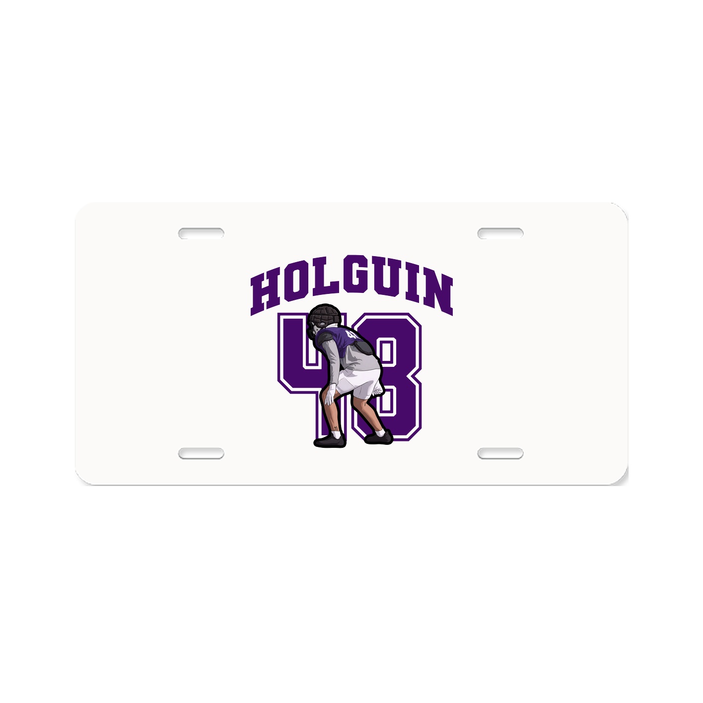 License Plate — Number in Classic