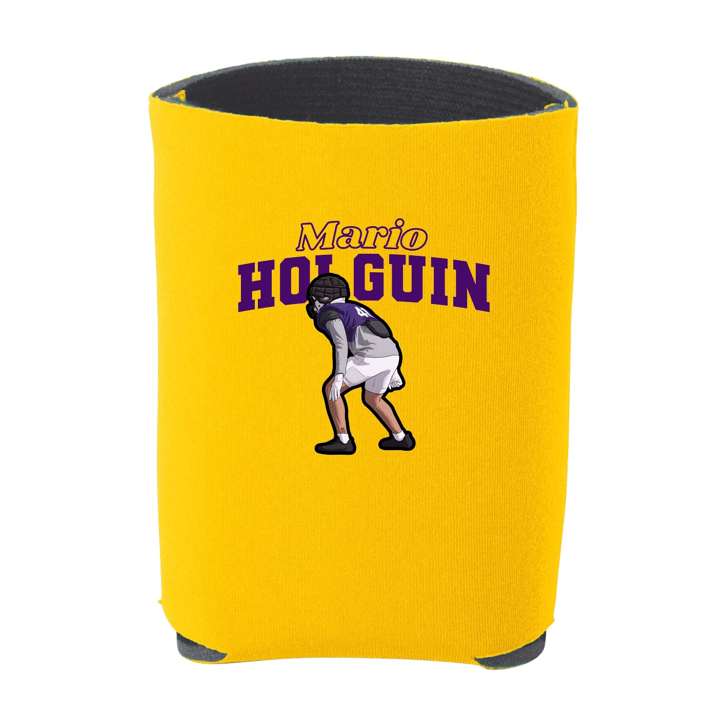 Can Holder — Name Arch in Yellow