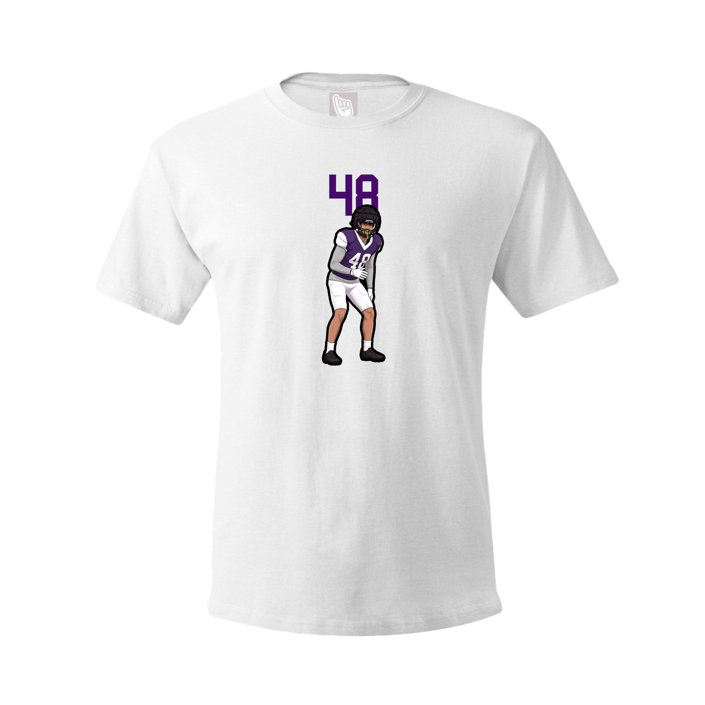 Tee — Number Top in White