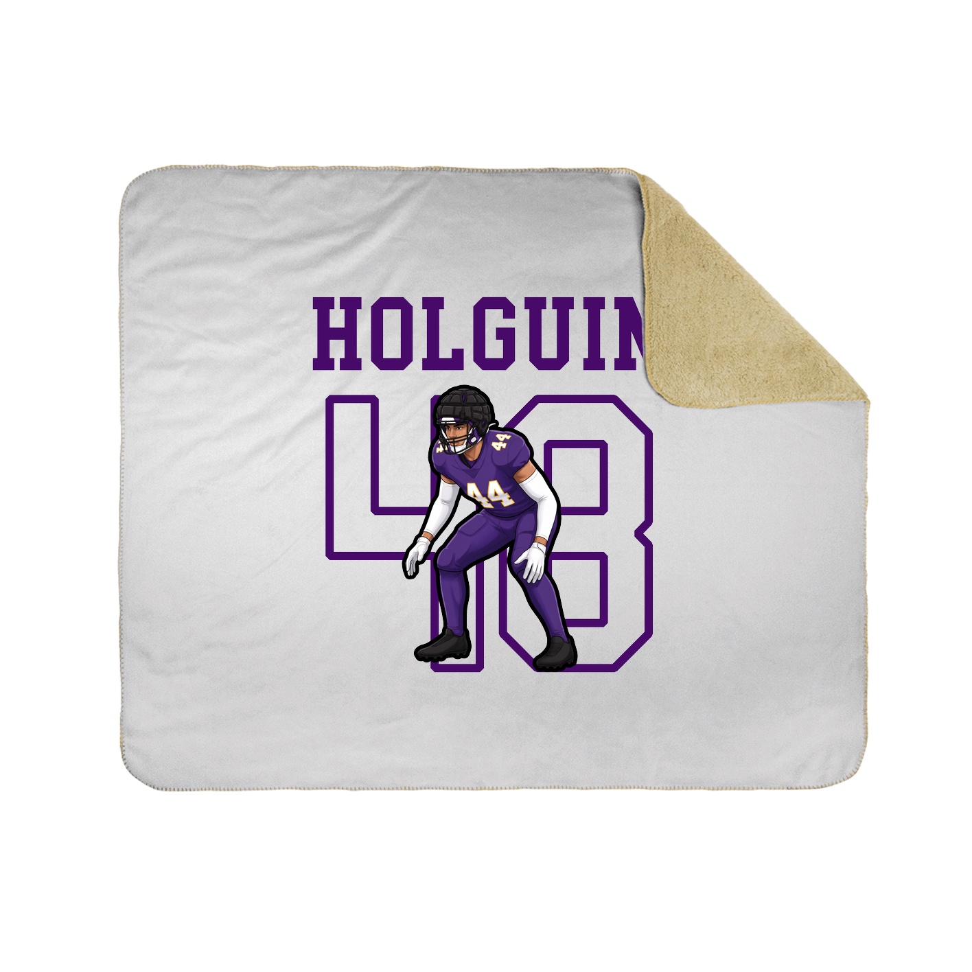 Throw Blanket — Shirsey in White