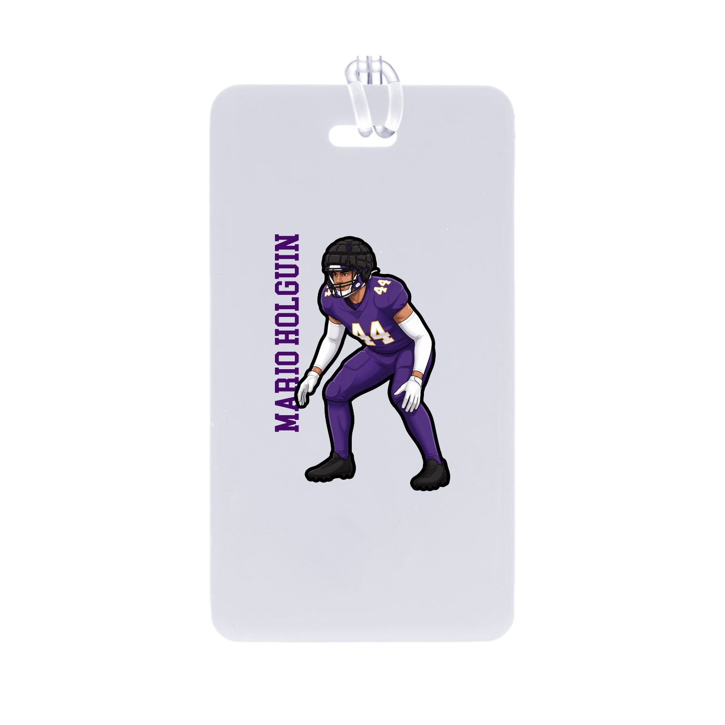 Bag Tag — Name Vertical in Classic