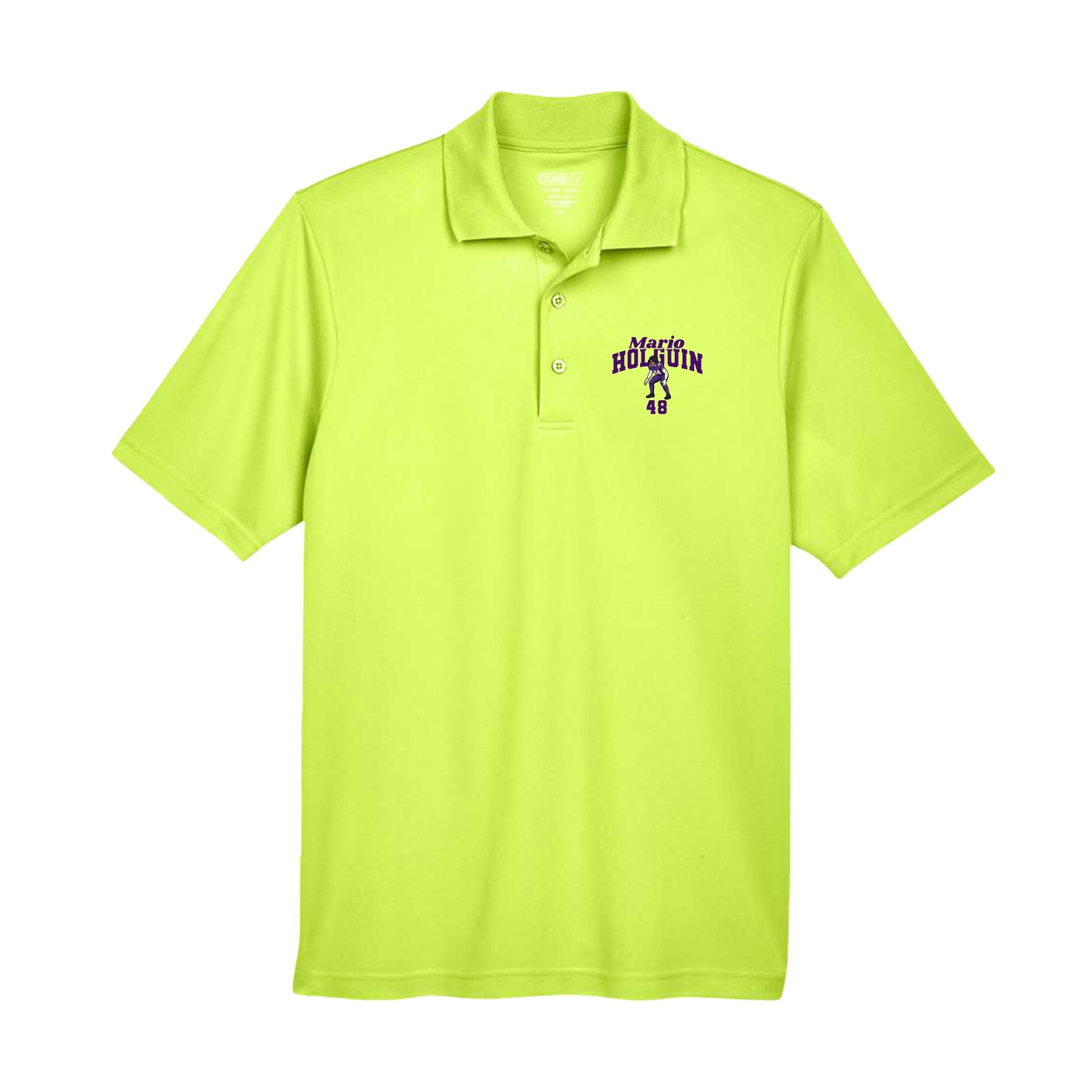 Performance Polo — Signature Arch in Yellow