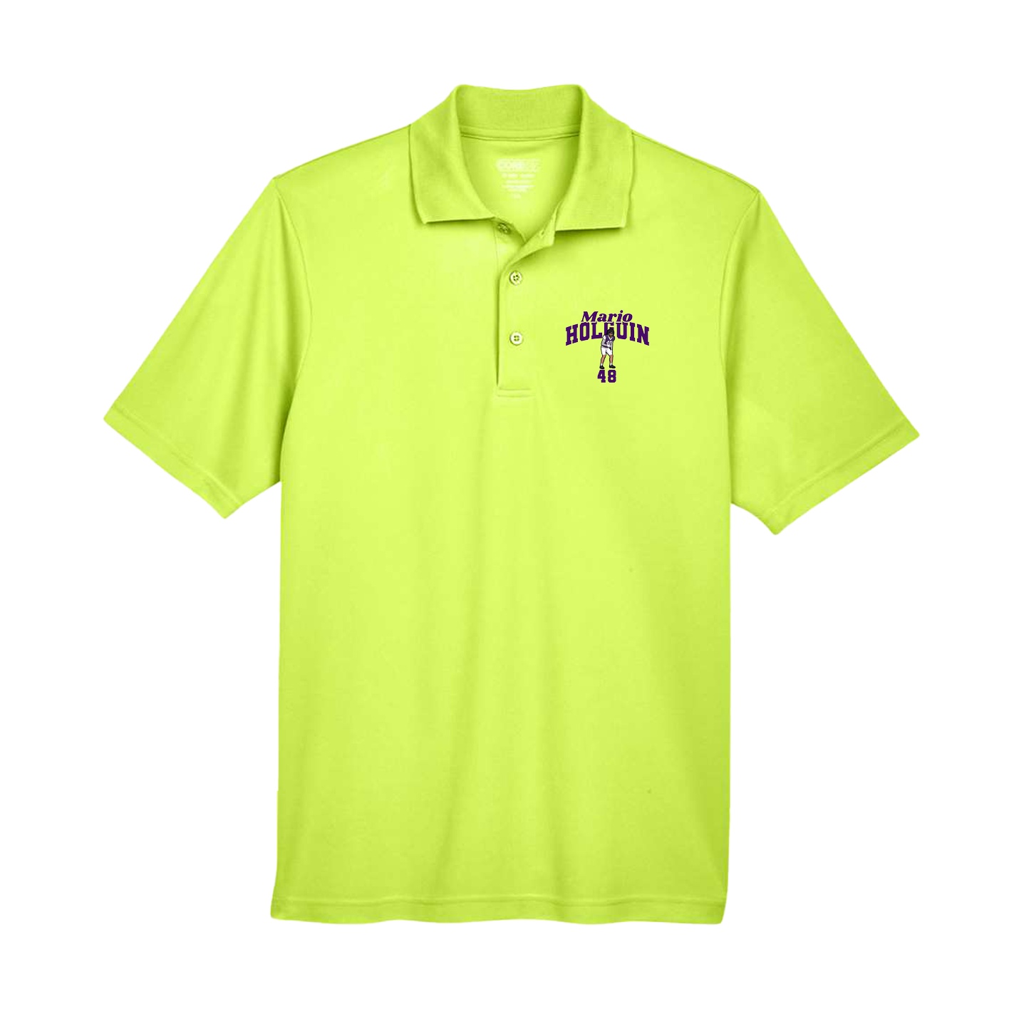 Performance Polo — Signature Arch in Yellow