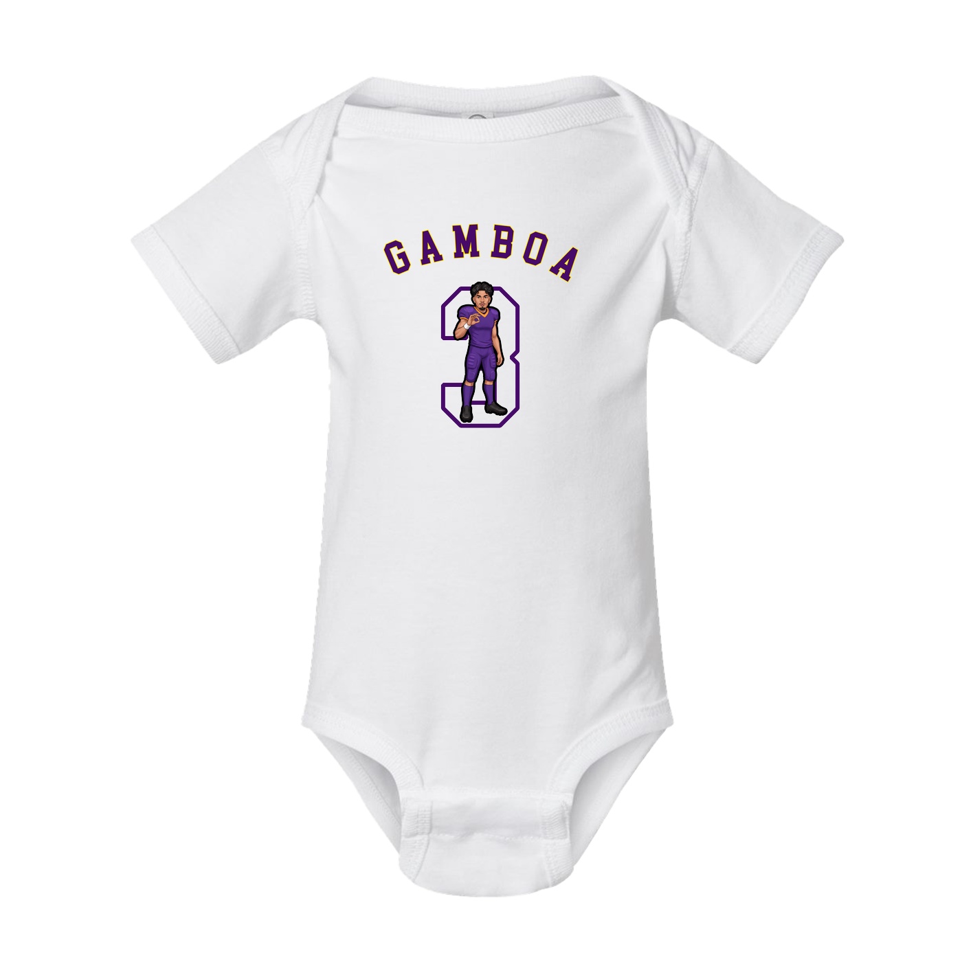 Baby Onesie — Shirsey Arch in White