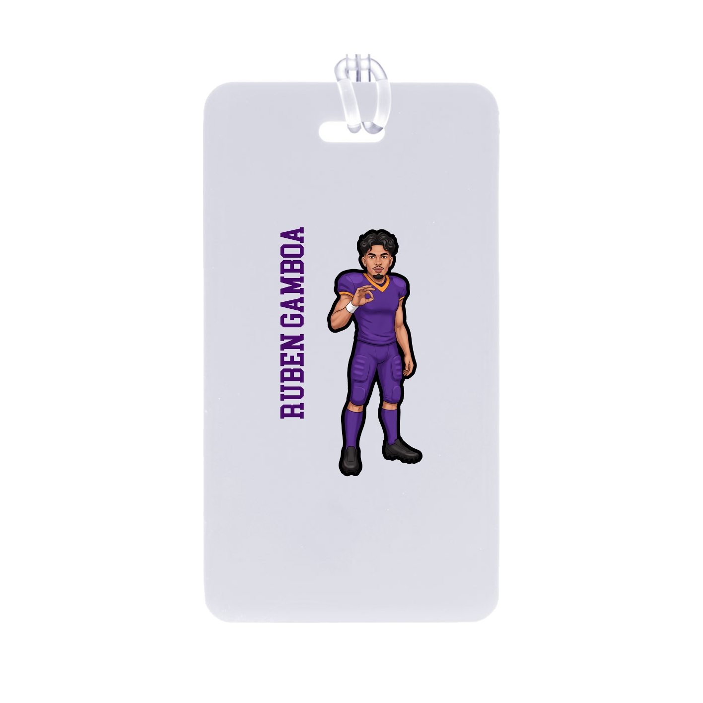 Bag Tag — Name Vertical in Classic