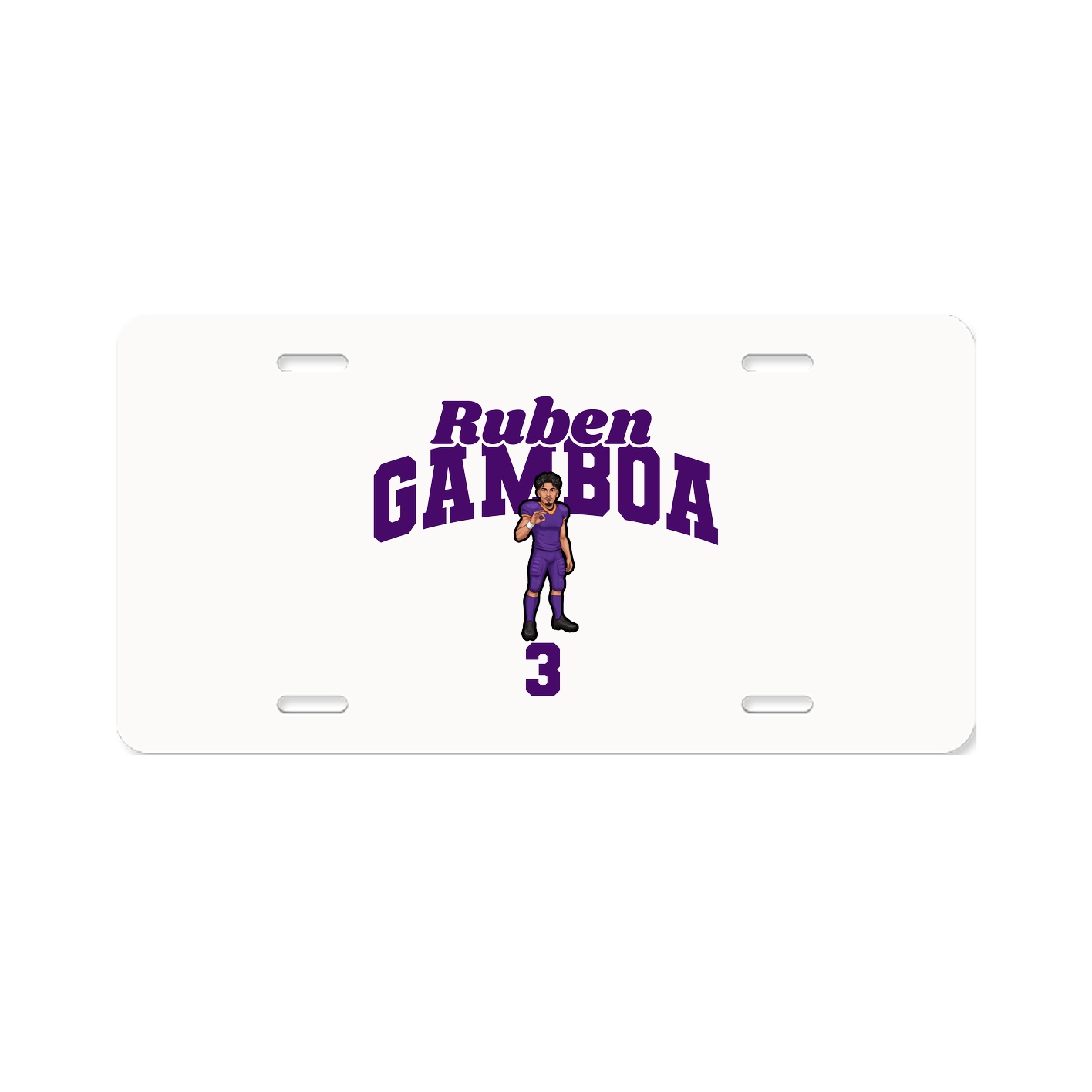License Plate — Signature Arch in Classic