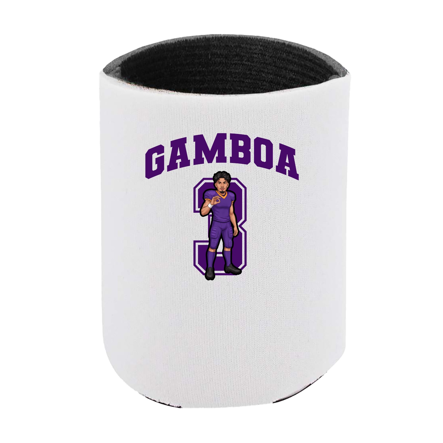 Can Holder — Number in White