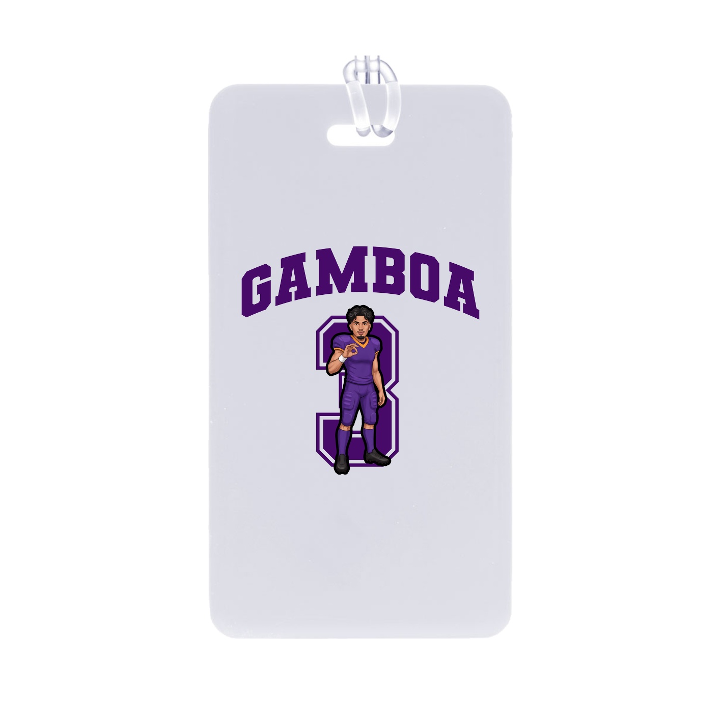 Bag Tag — Number in Classic