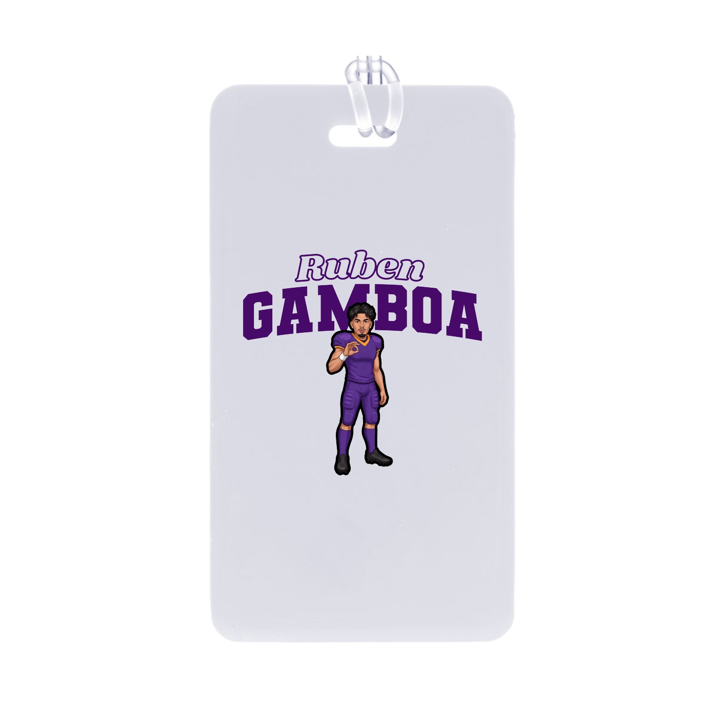 Bag Tag — Name Arch in Classic