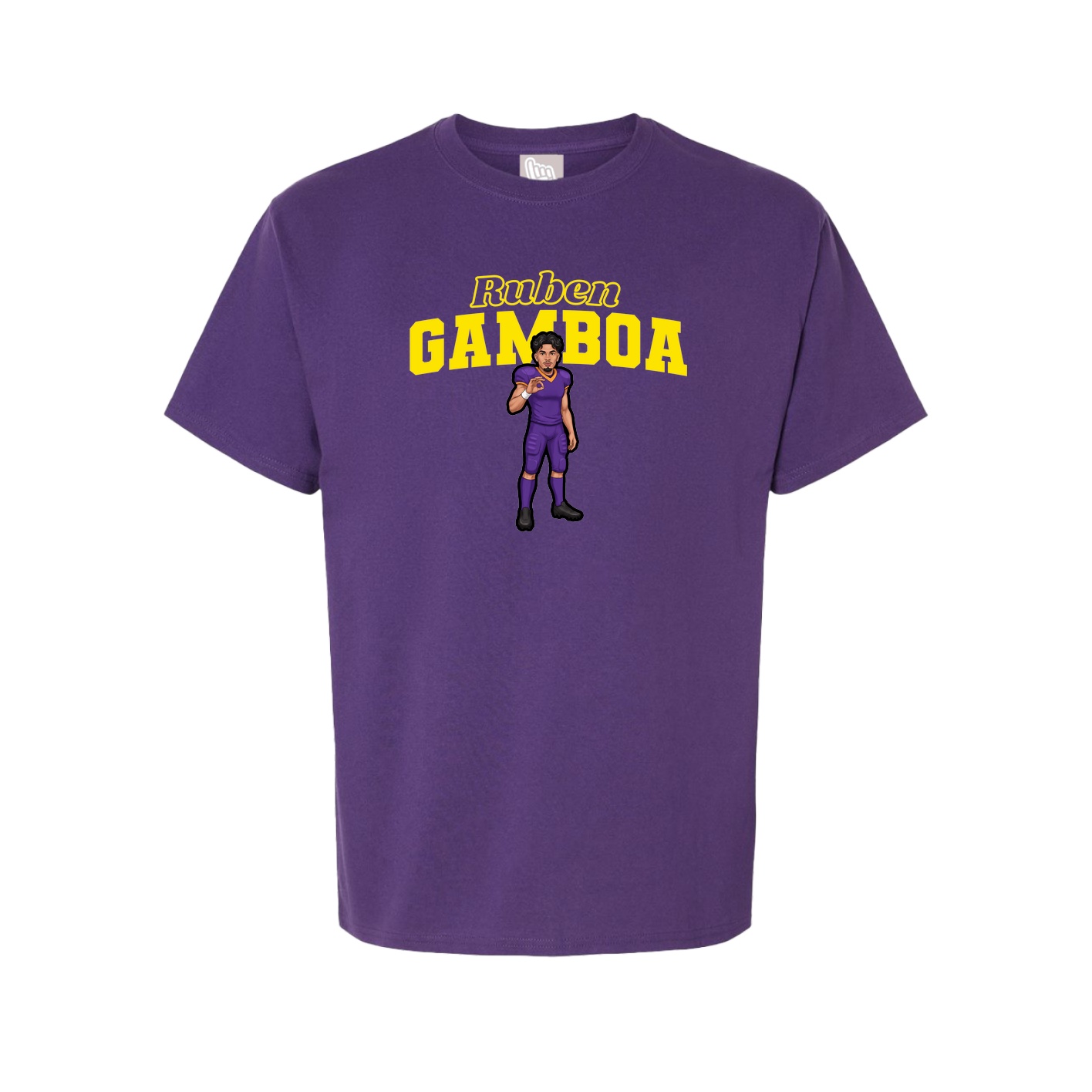 Tee — Name Arch in Purple