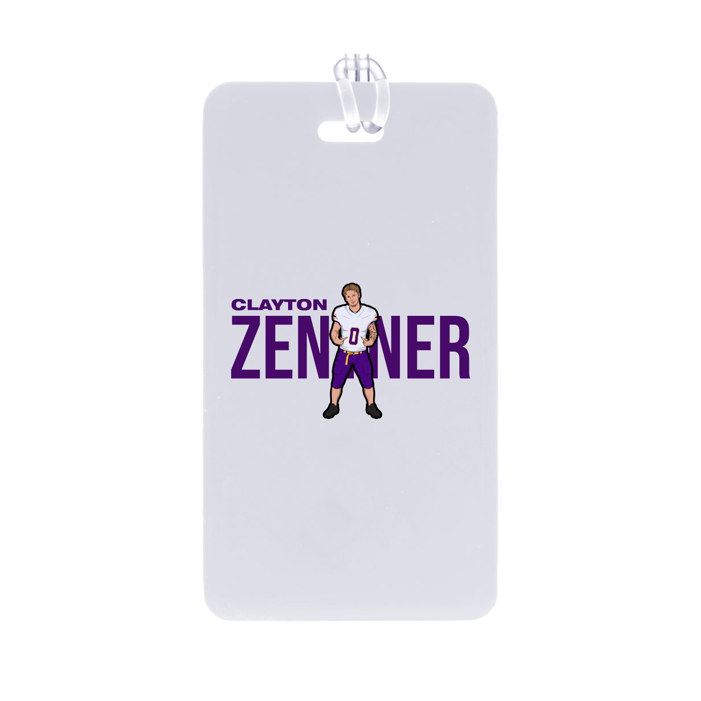 Bag Tag — Player Name in Classic