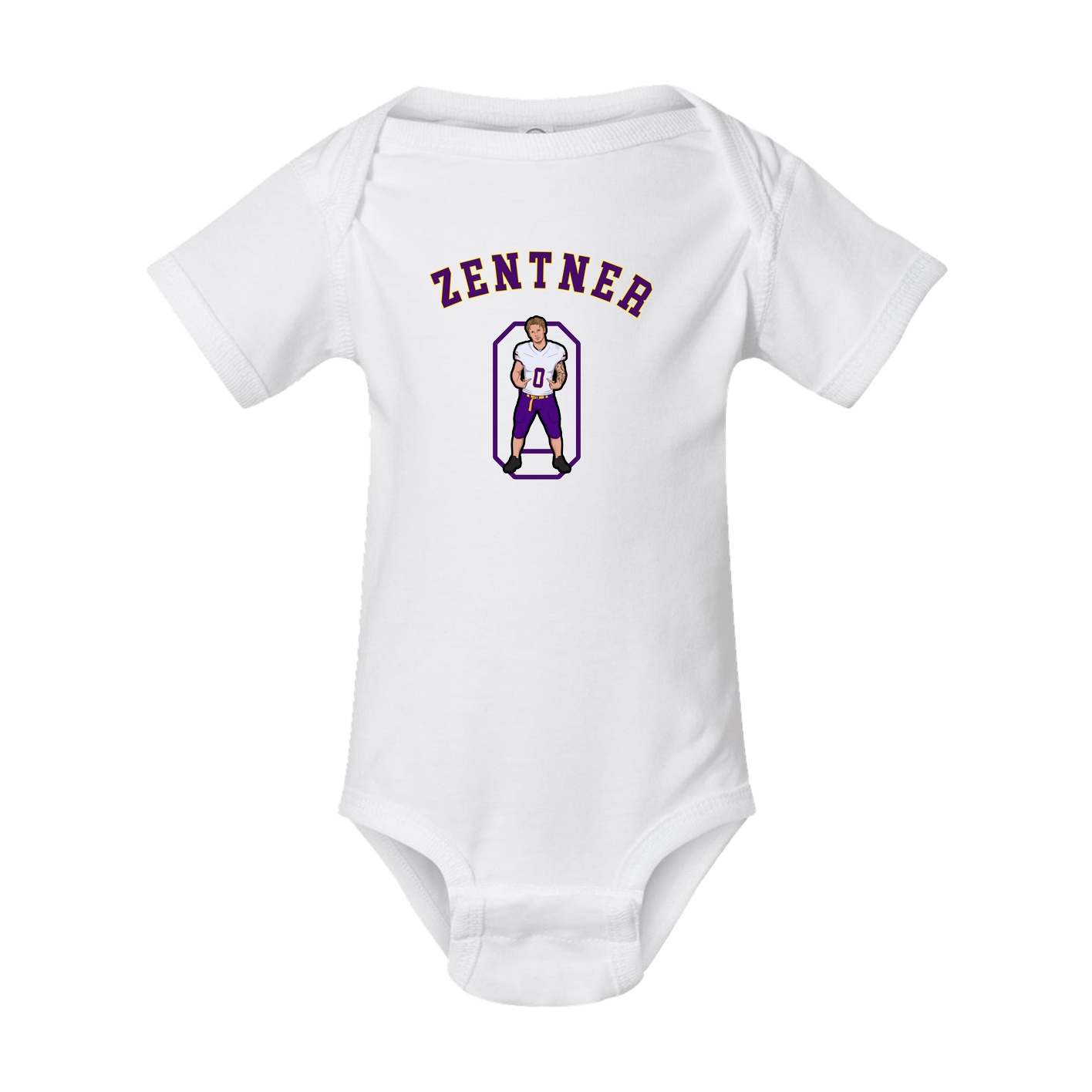 Baby Onesie — Shirsey Arch in White
