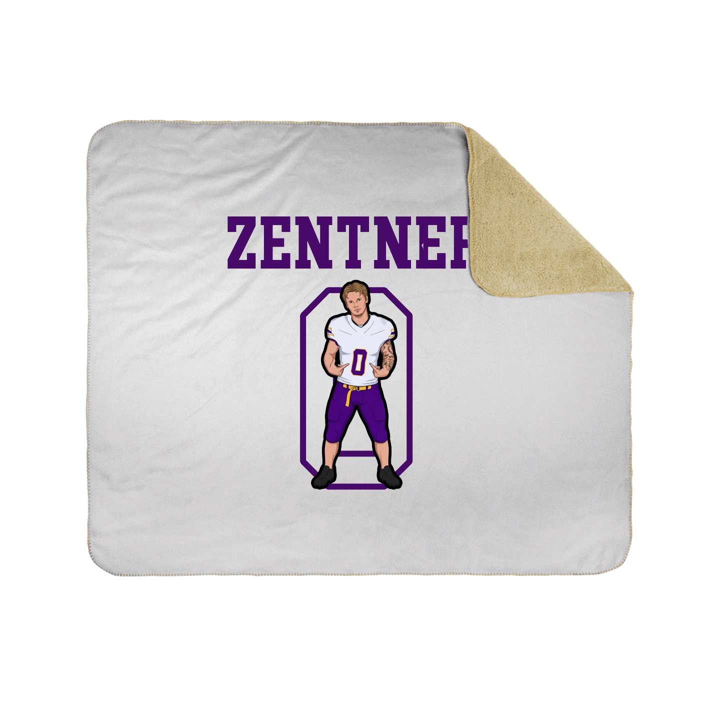 Throw Blanket — Shirsey in White