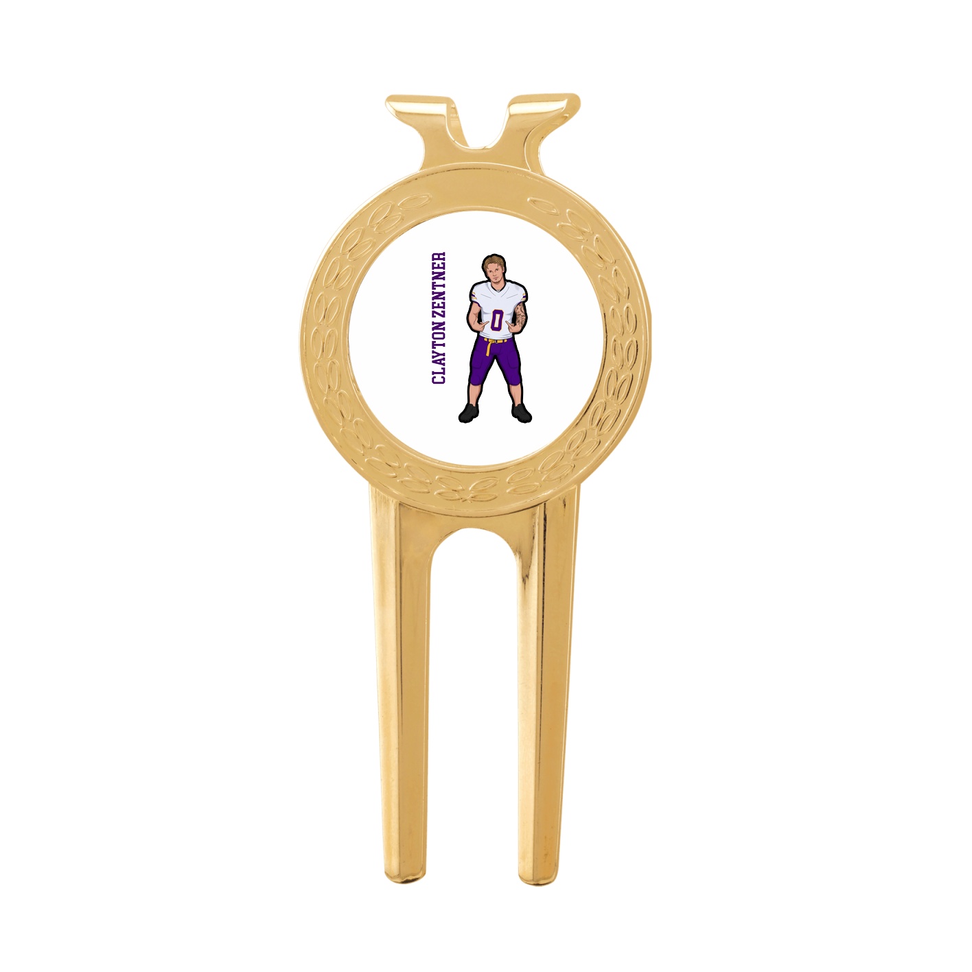 Divot Tool with Ball Marker — Name Vertical in Classic