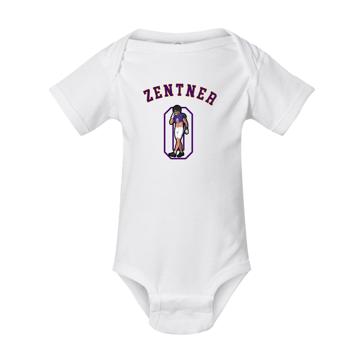 Baby Onesie — Shirsey Arch in White