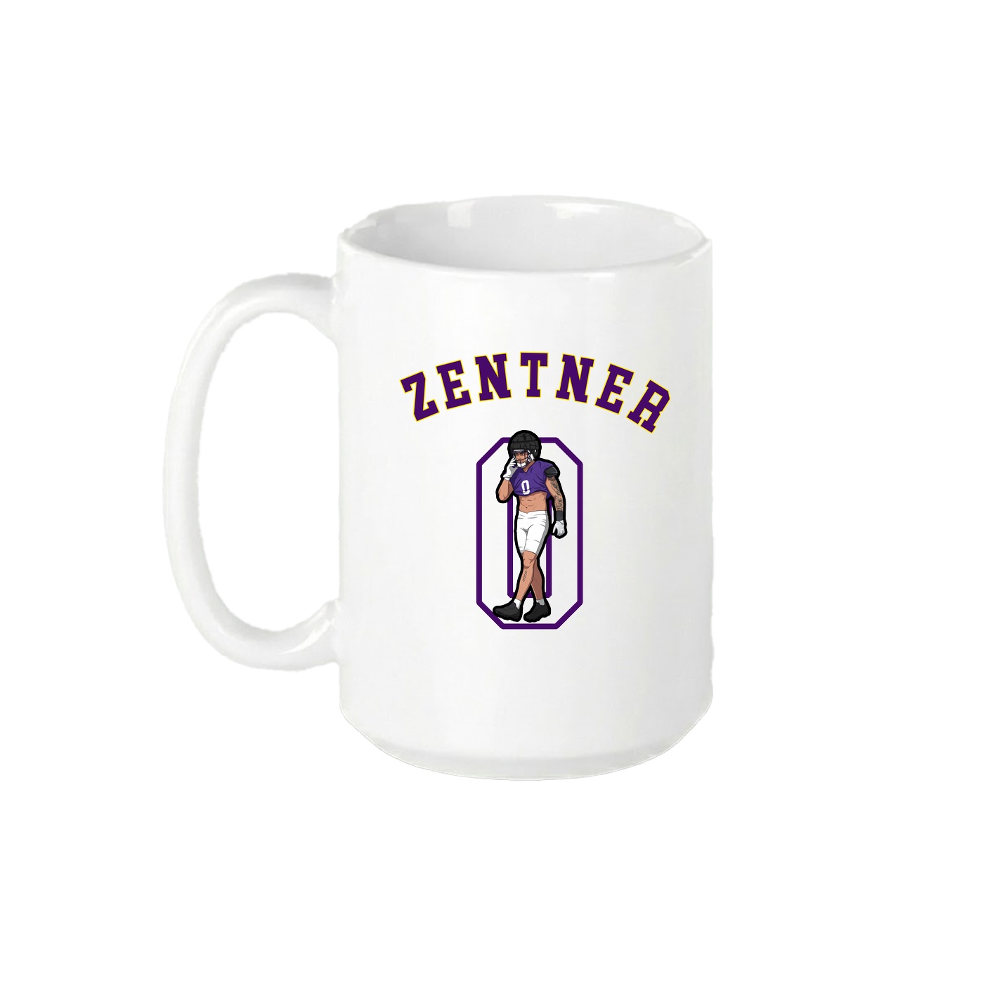 15oz Coffee Mug — Shirsey Arch in White