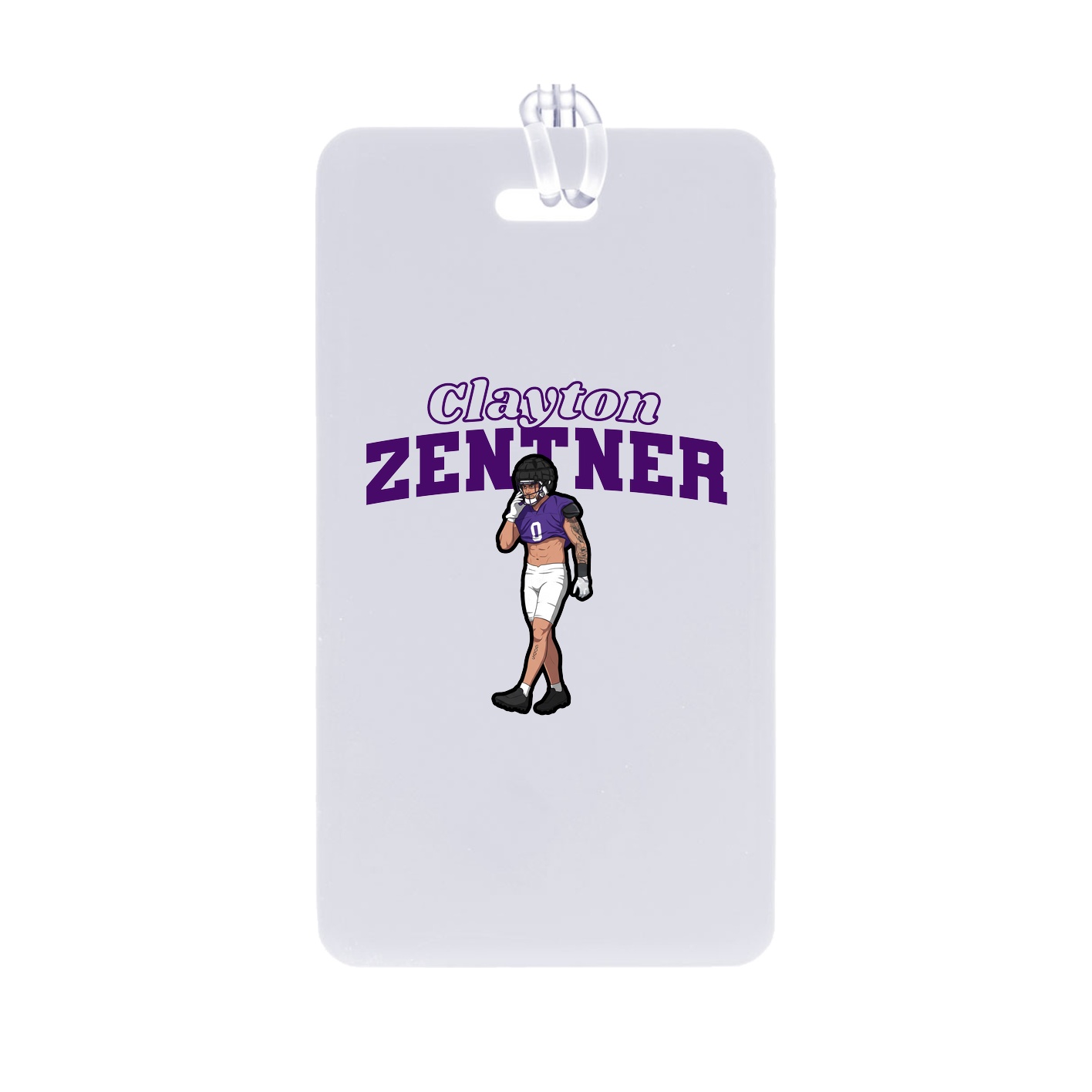 Bag Tag — Name Arch in Classic