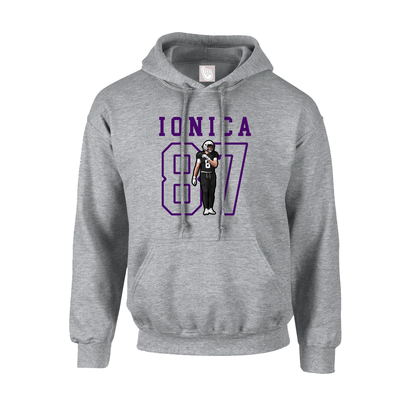 Hoodie — Shirsey in Grey