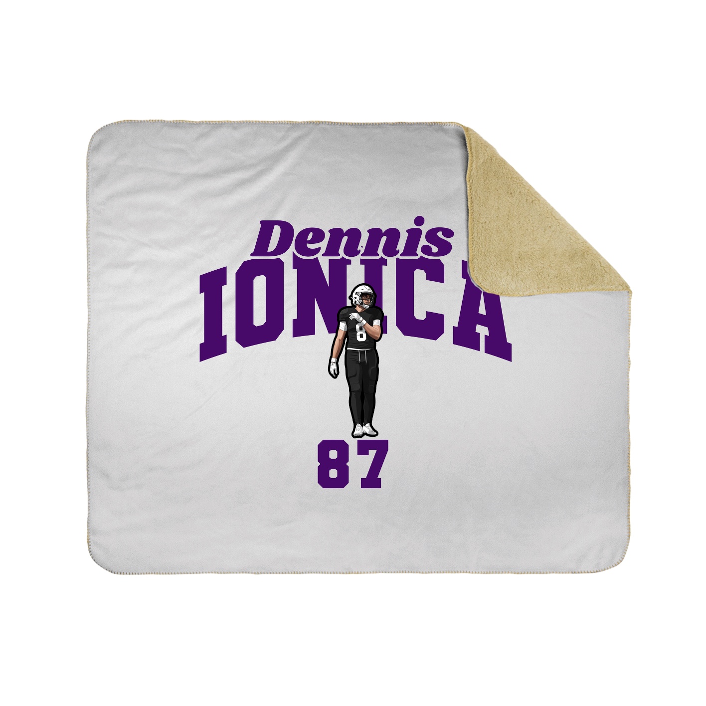 Throw Blanket — Signature Arch in White
