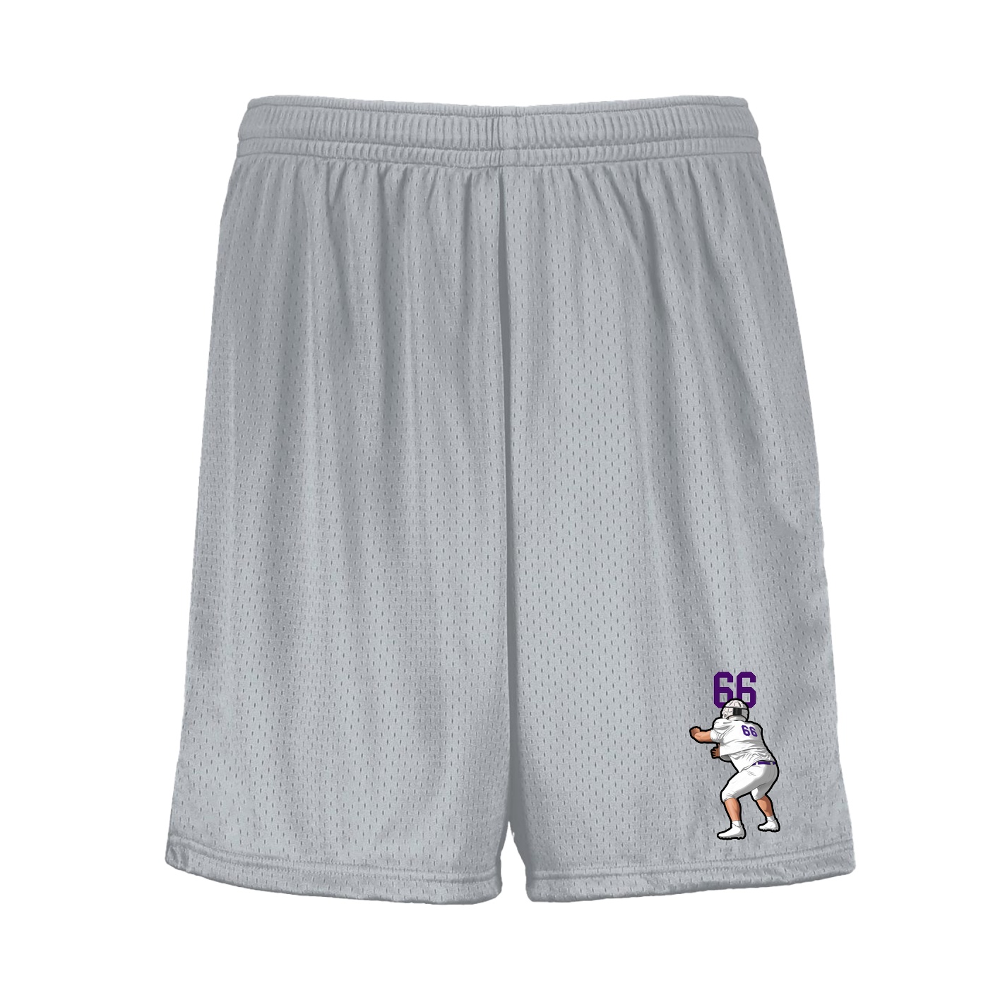 Shorts — Number Top in Silver