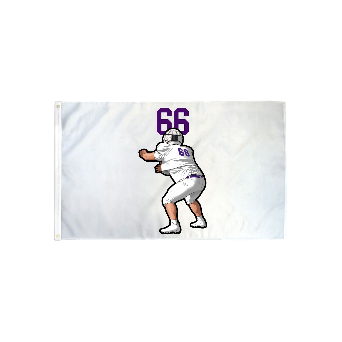 3x5 Flag — Number Top in Classic