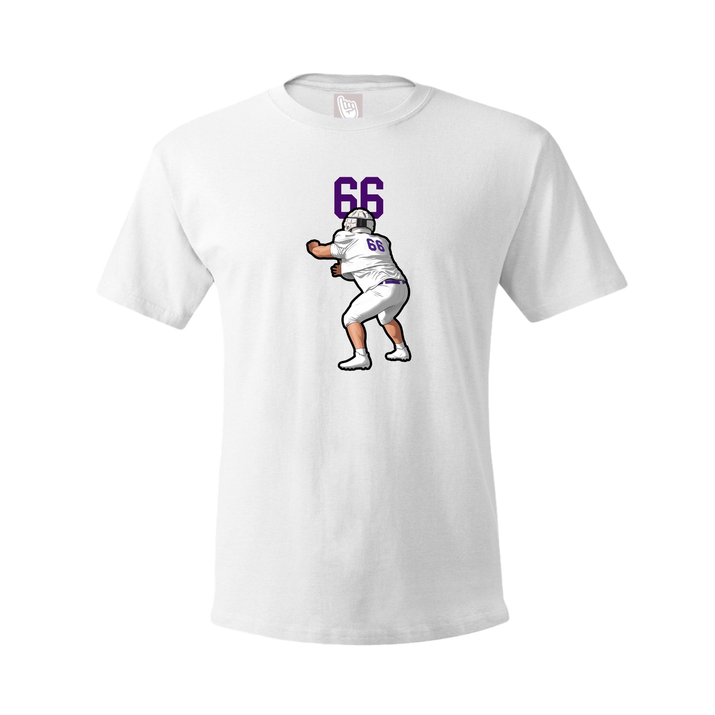 Tee — Number Top in White
