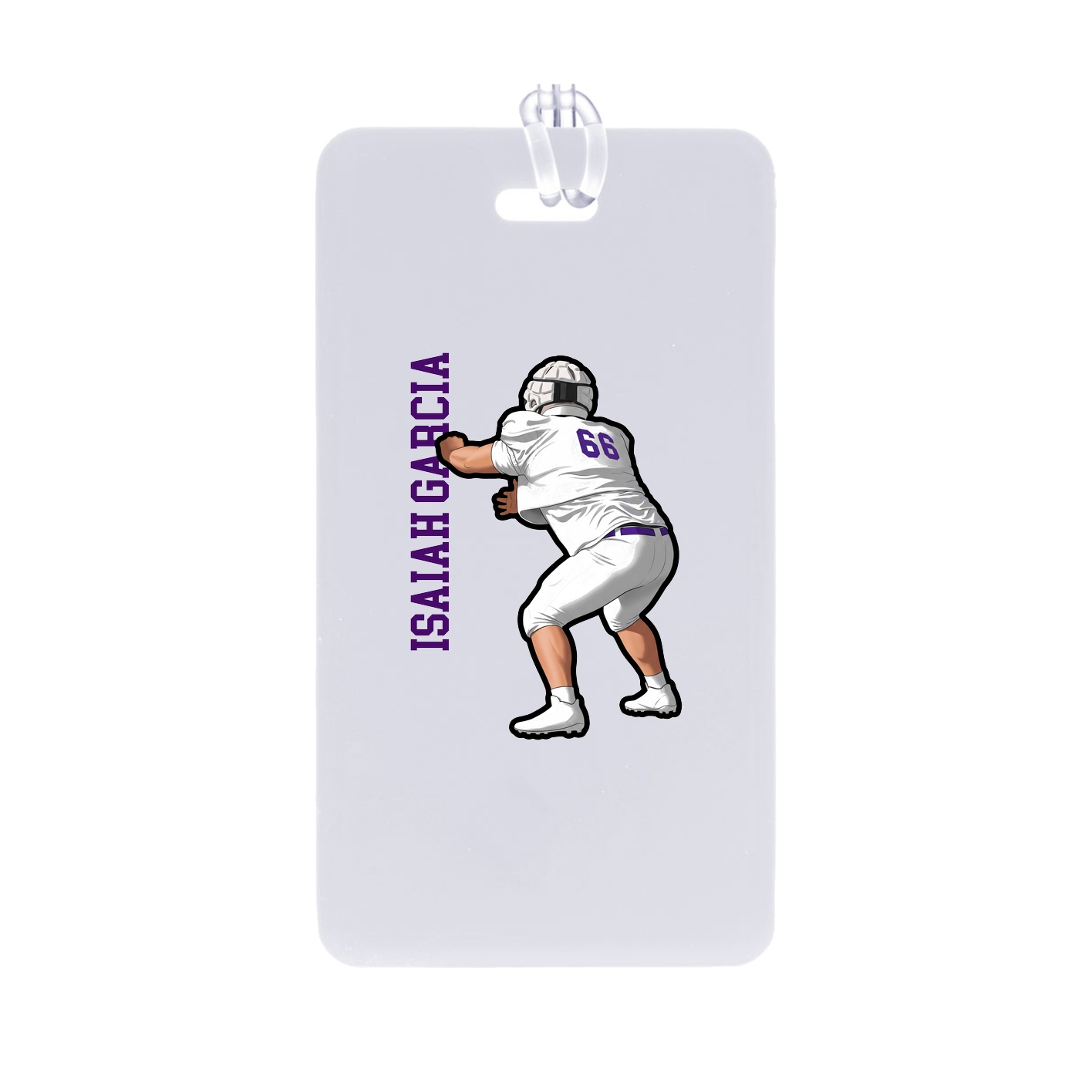 Bag Tag — Name Vertical in Classic