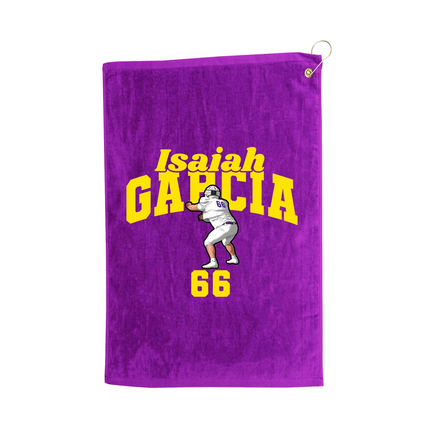 Golf Towel — Signature Arch in Purple