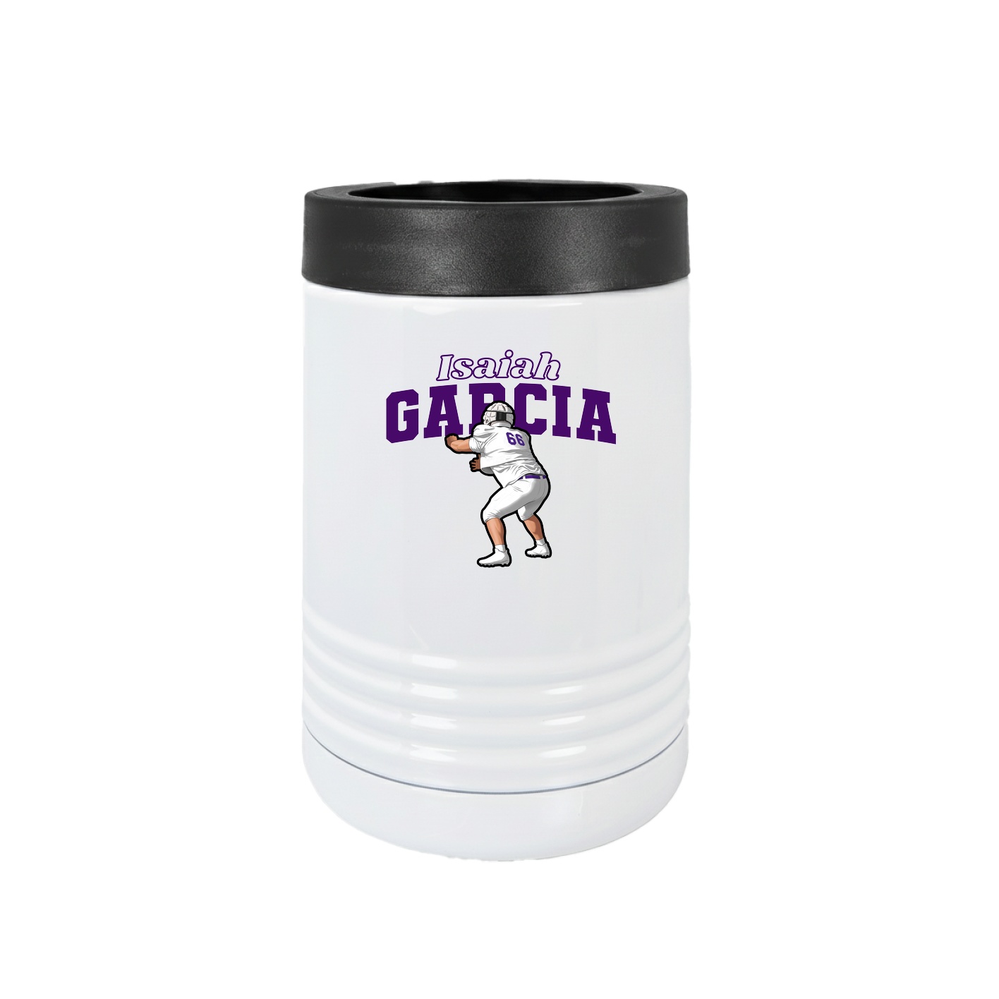 Beverage Holder — Name Arch in White