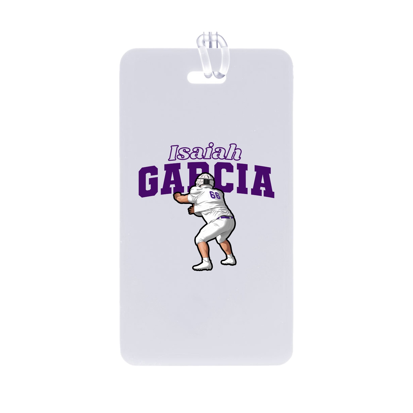 Bag Tag — Name Arch in Classic