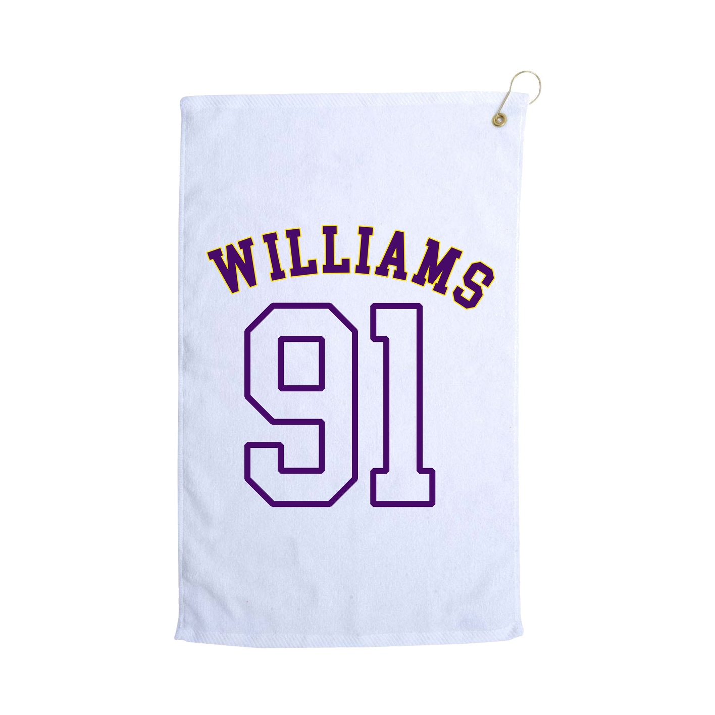 Golf Towel — Shirsey Arch in White