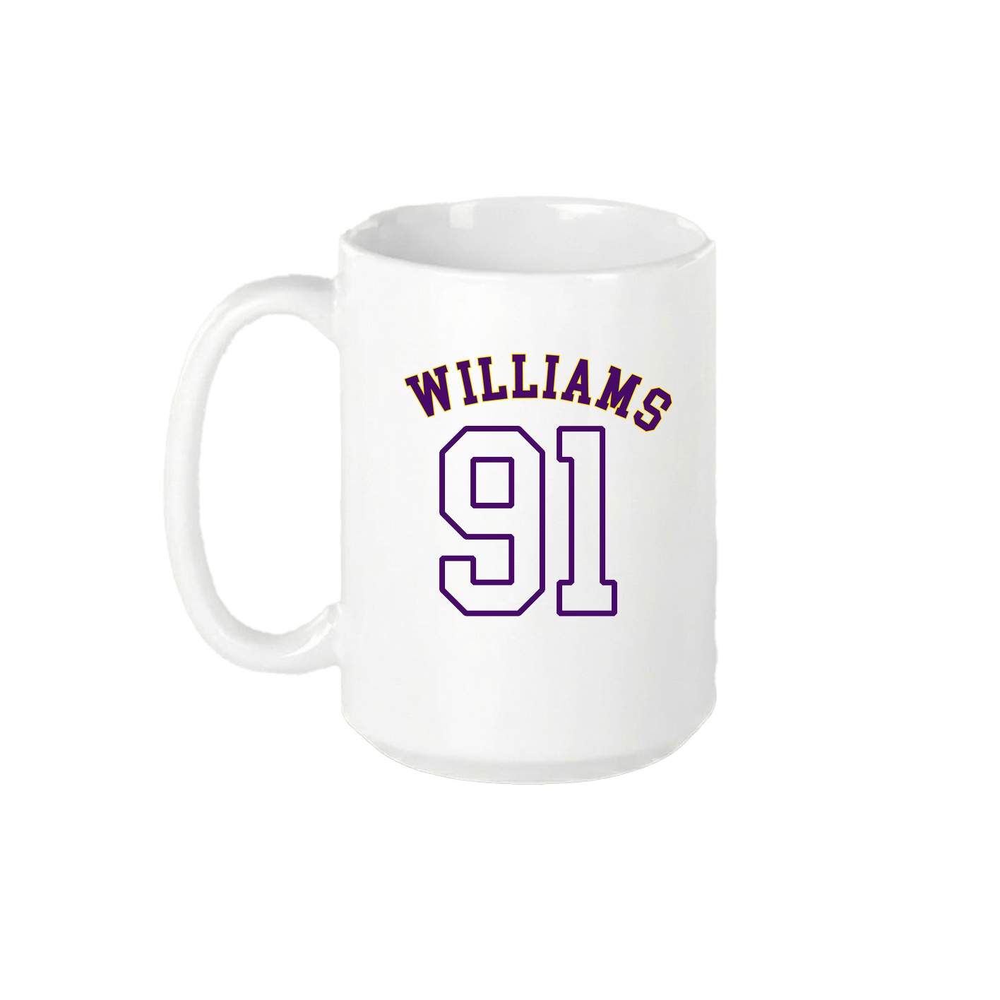 15oz Coffee Mug — Shirsey Arch in White