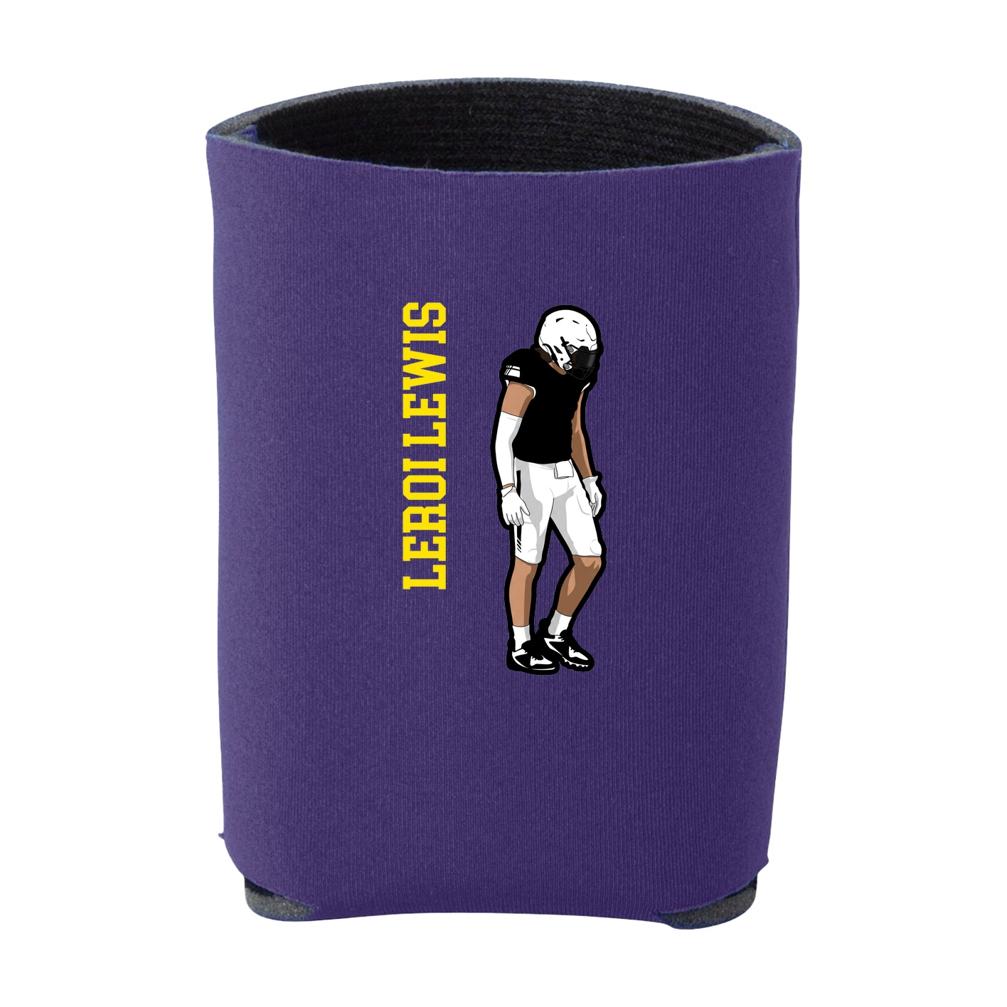 Can Holder — Name Vertical in Purple