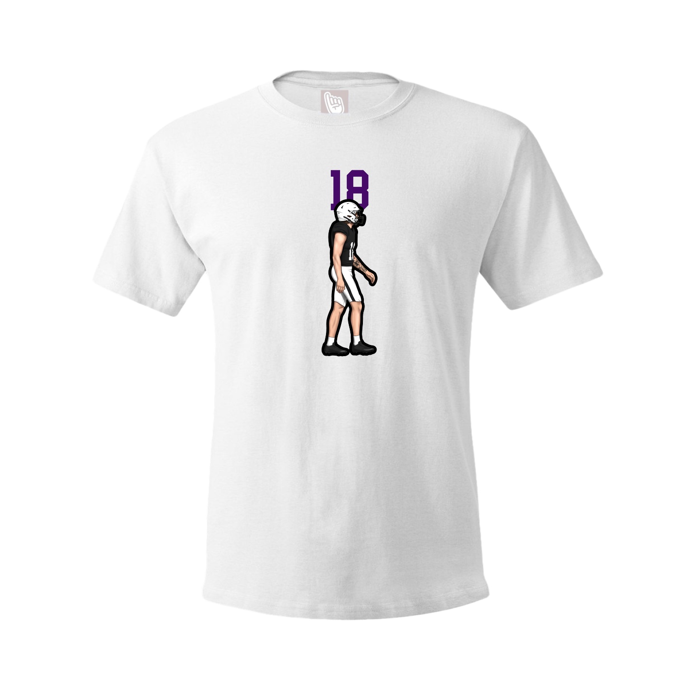 Tee — Number Top in White
