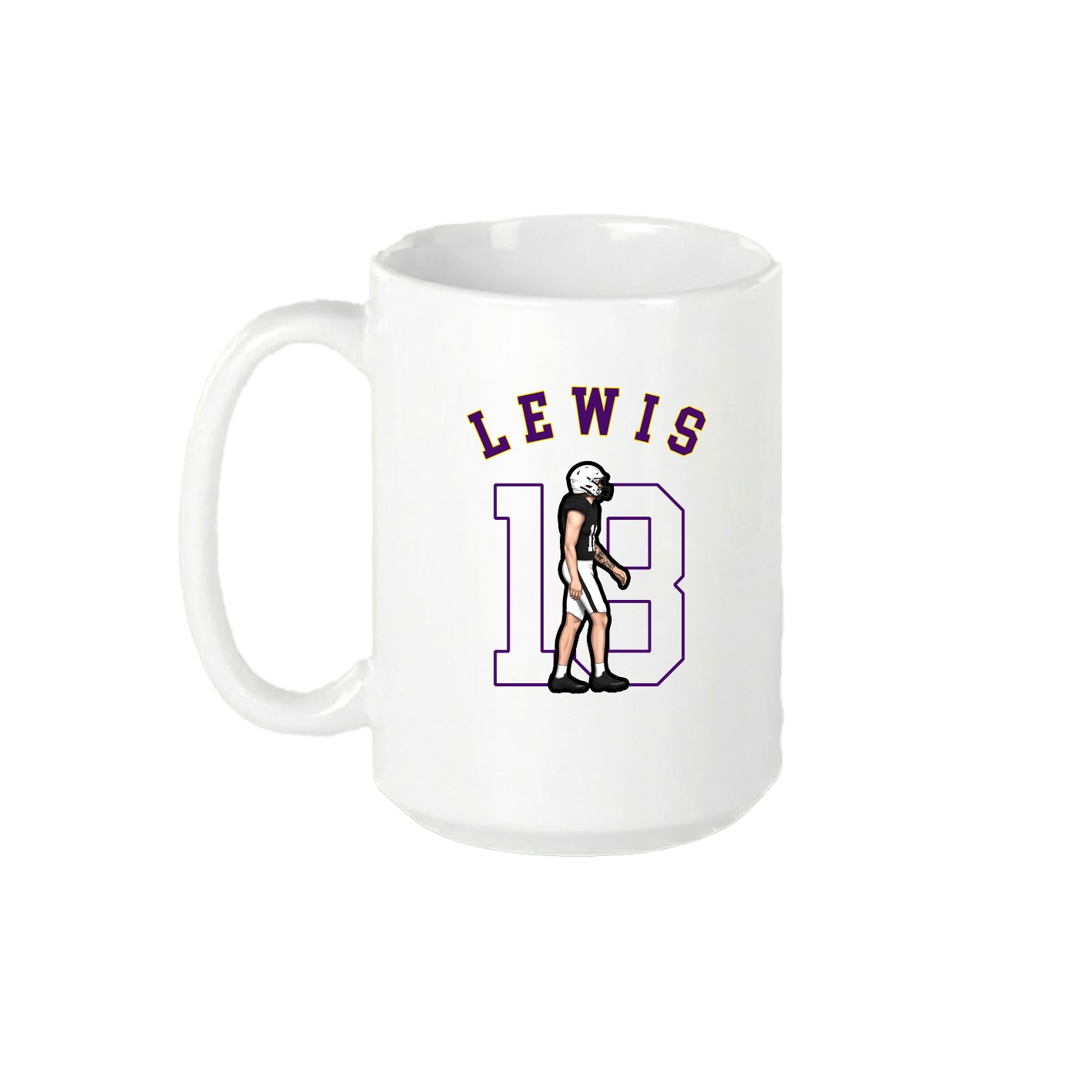 15oz Coffee Mug — Shirsey Arch in White