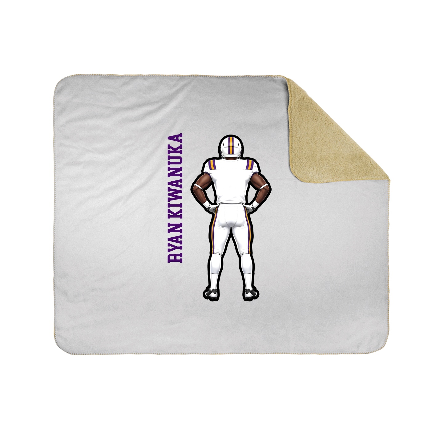 50x60 Sherpa Lined Throw Blanket
