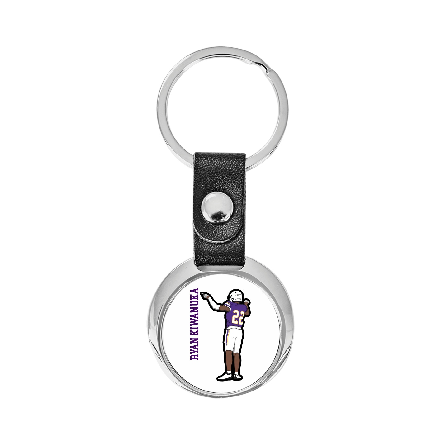 Key Chain — Name Vertical in Classic