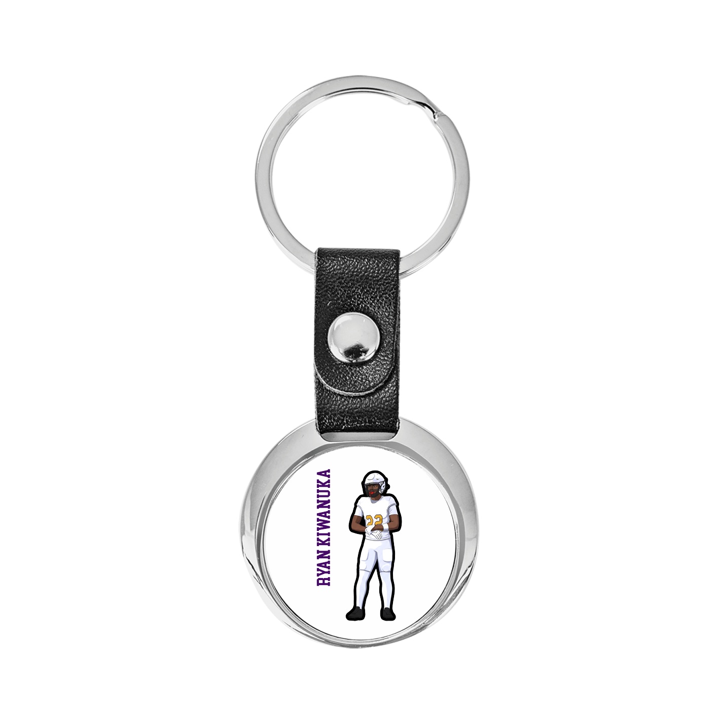 Key Chain — Name Vertical in Classic