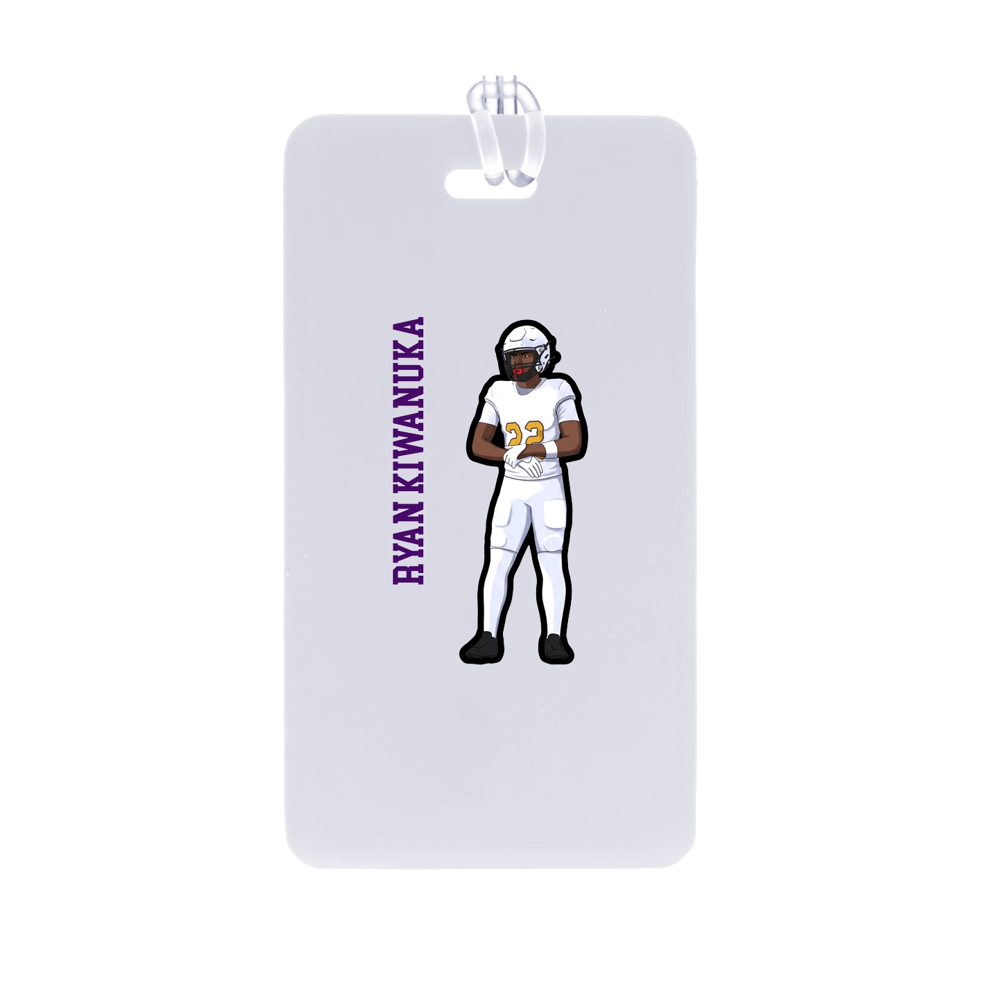 Bag Tag — Name Vertical in Classic