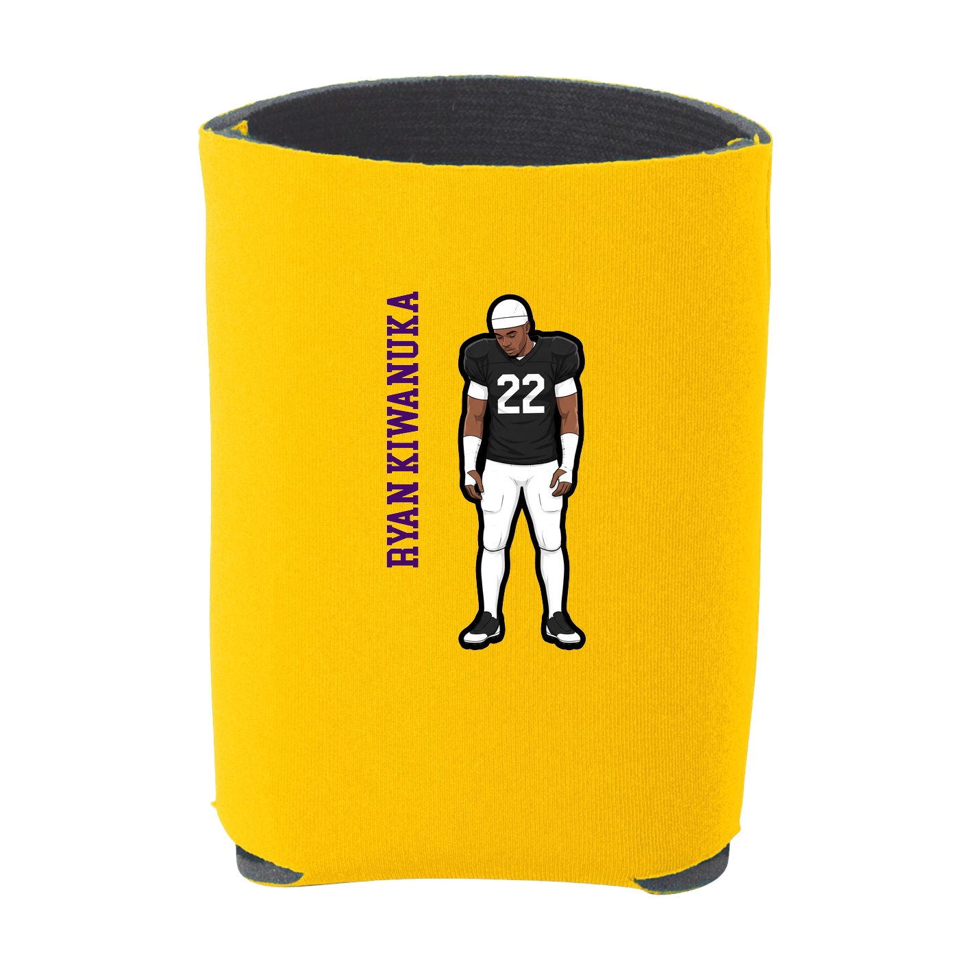 Can Holder — Name Vertical in Yellow