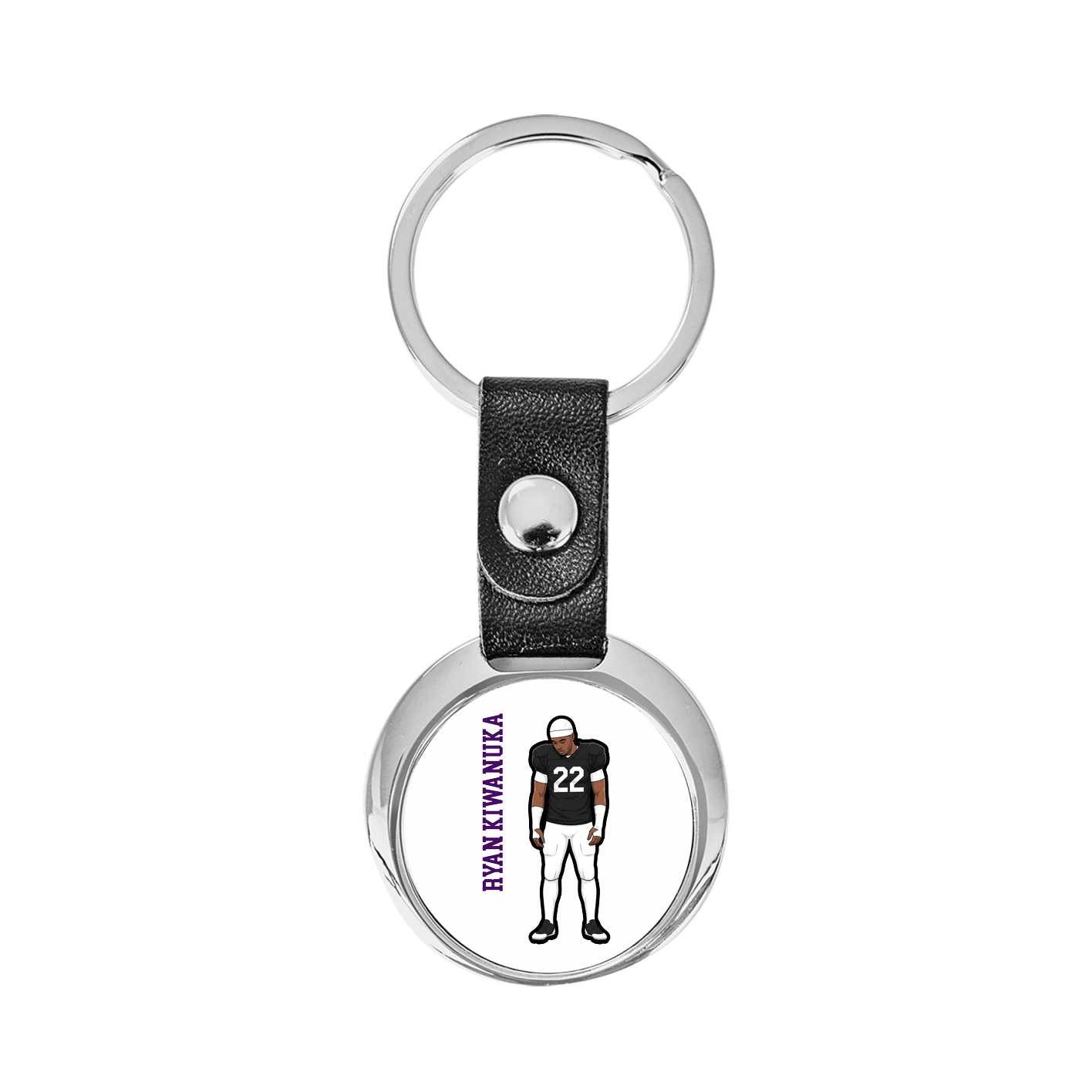 Key Chain — Name Vertical in Classic
