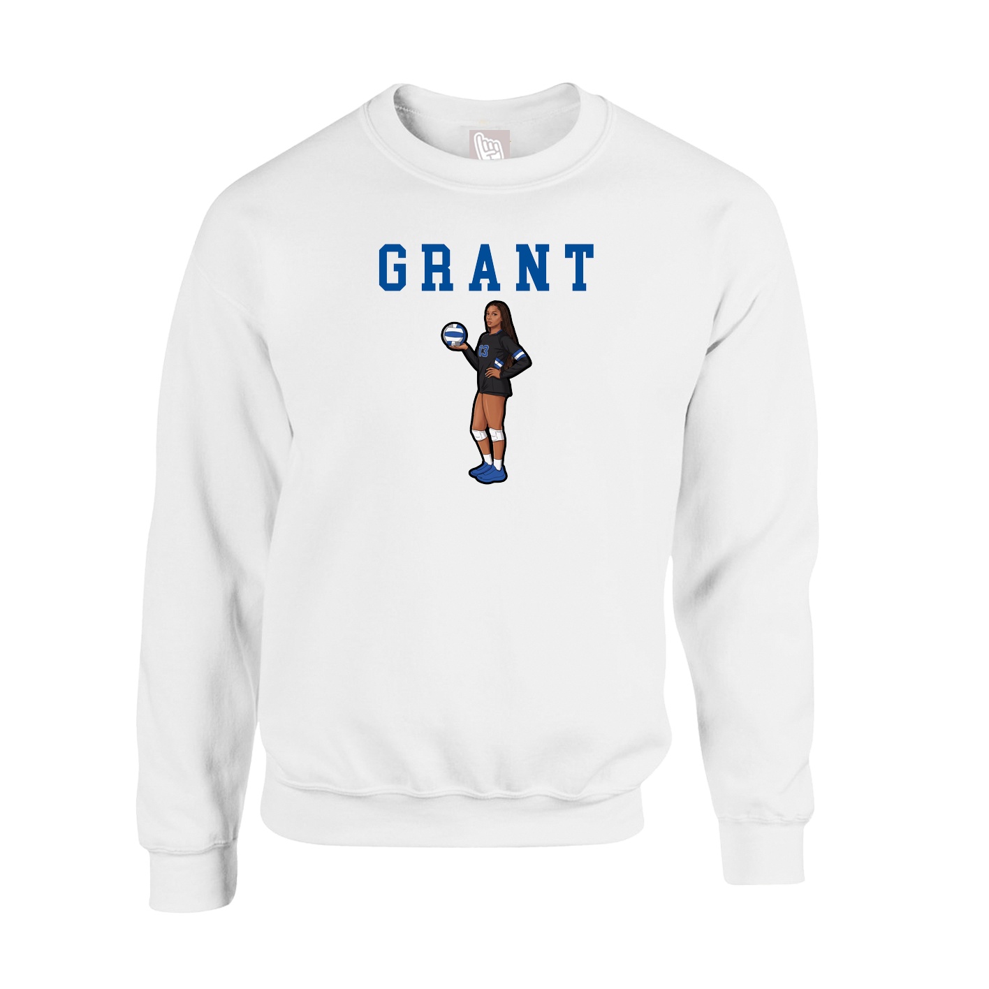 Fleece Crew — Shirsey in White