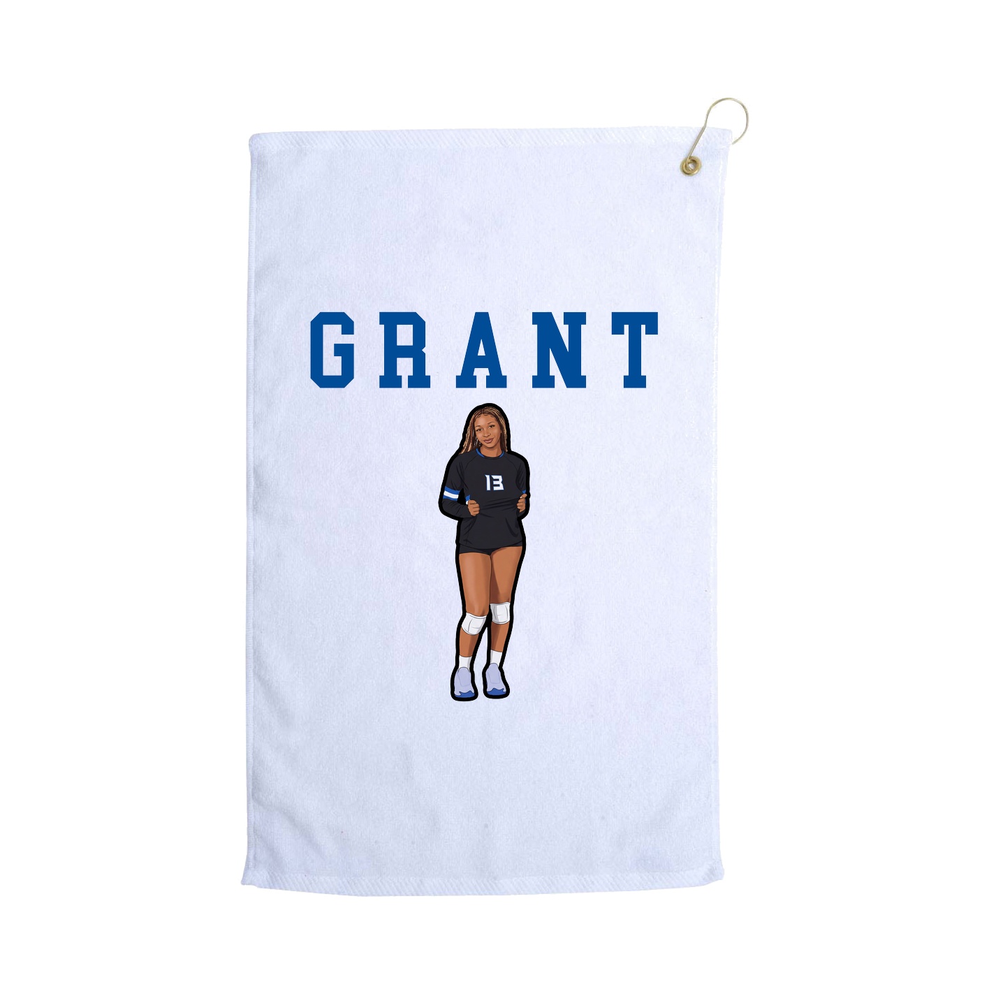 Golf Towel — Shirsey in White