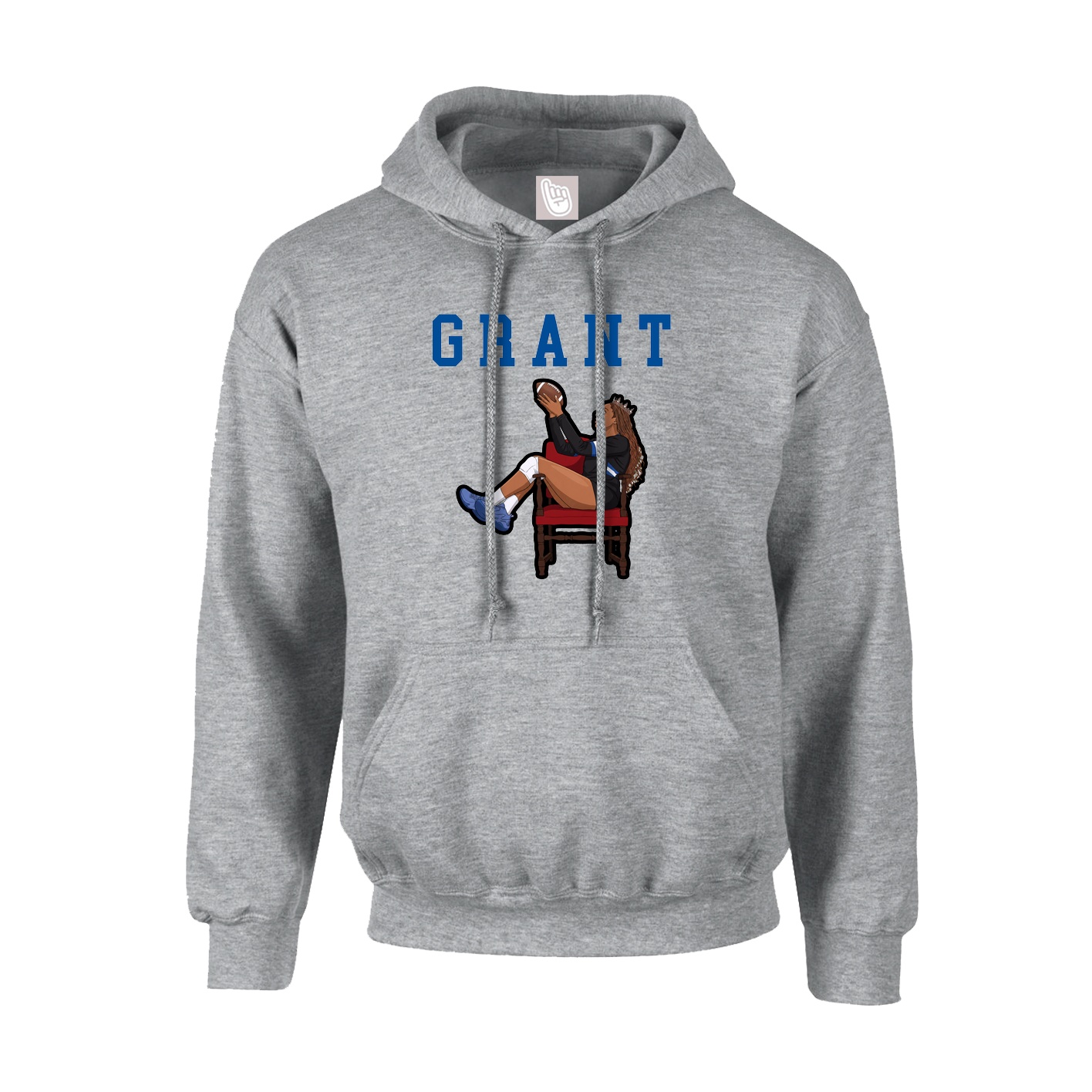 Hoodie — Shirsey in Grey