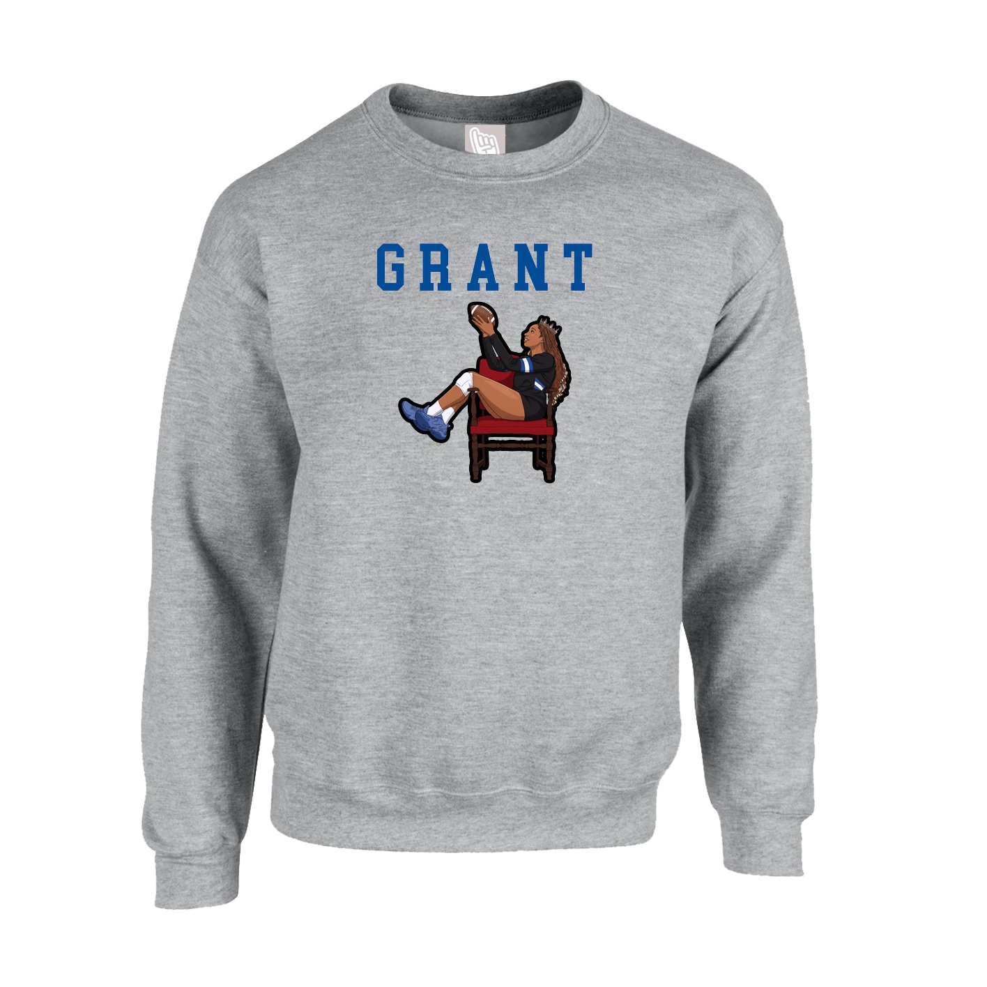 Fleece Crew — Shirsey in Grey